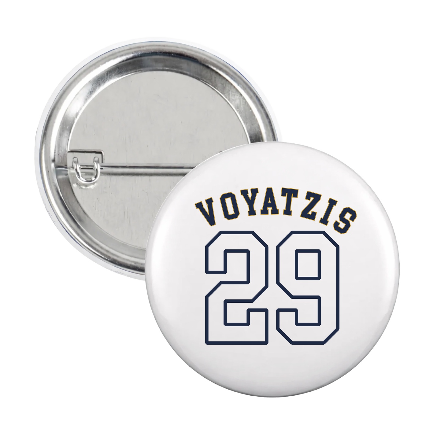 Game Day Button — Shirsey Arch in White