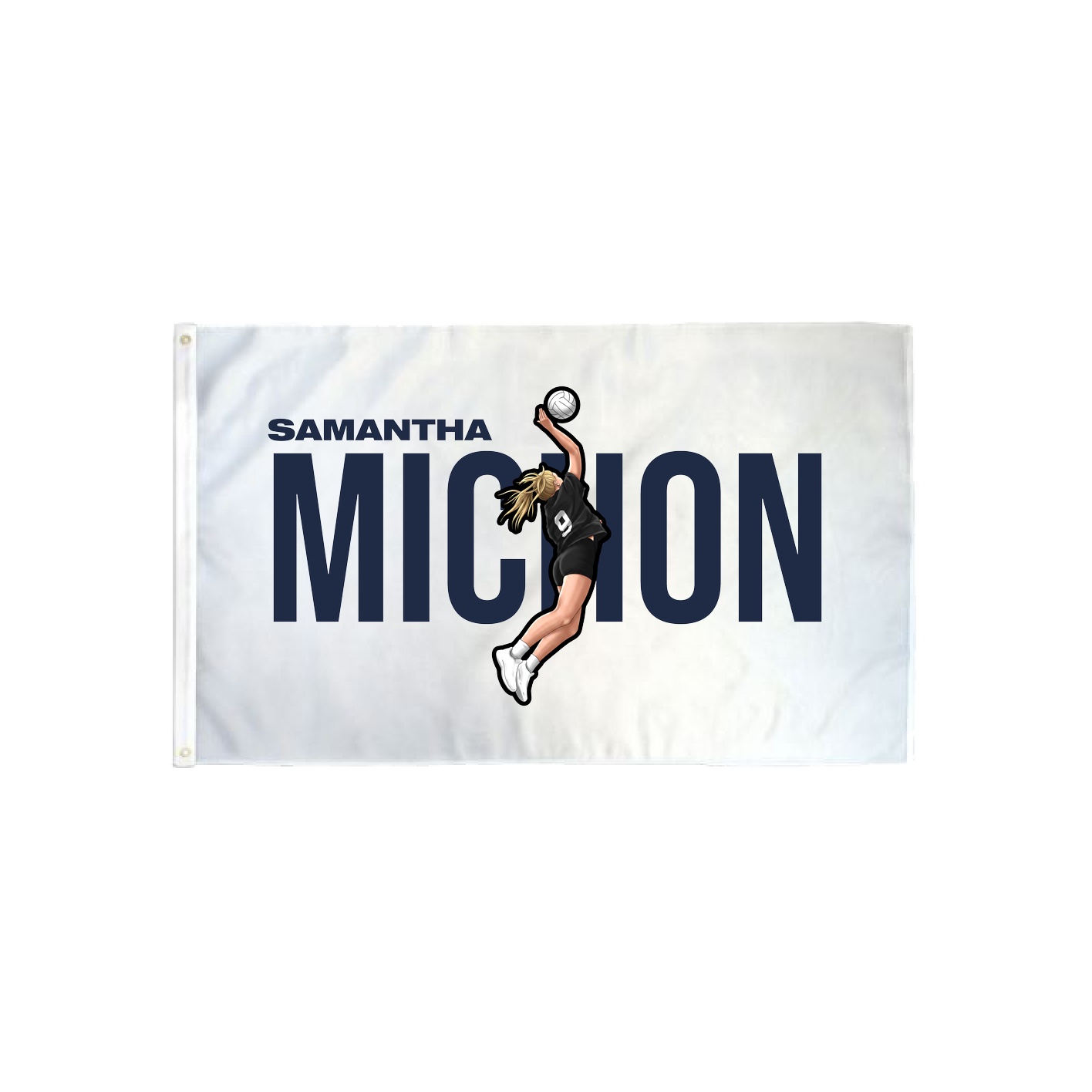 3x5 Flag — Player Name in Classic