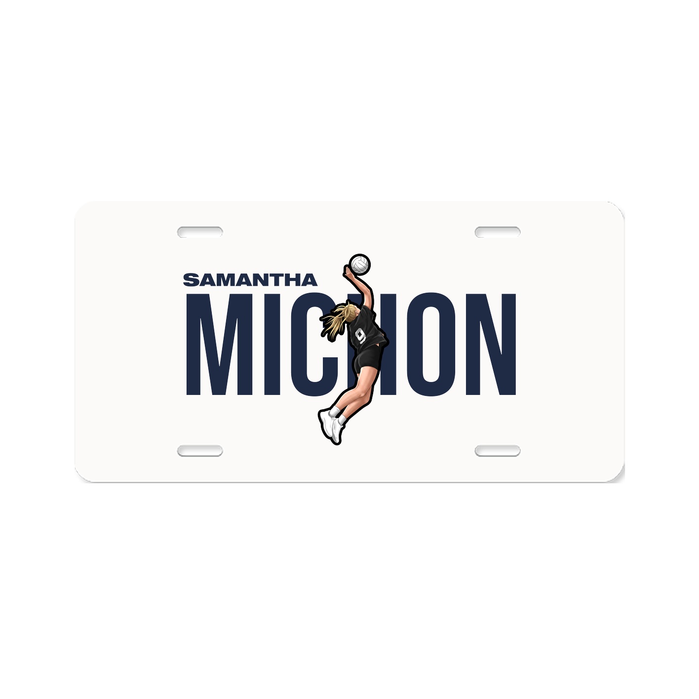 License Plate — Player Name in Classic