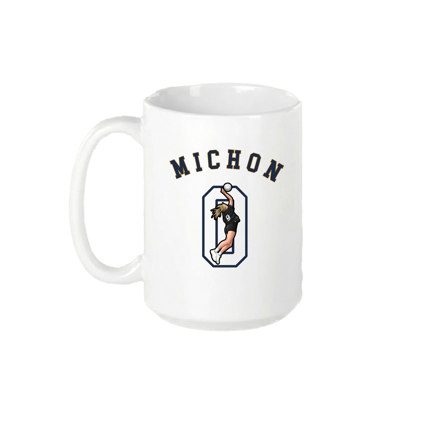 15oz Coffee Mug — Shirsey Arch in White