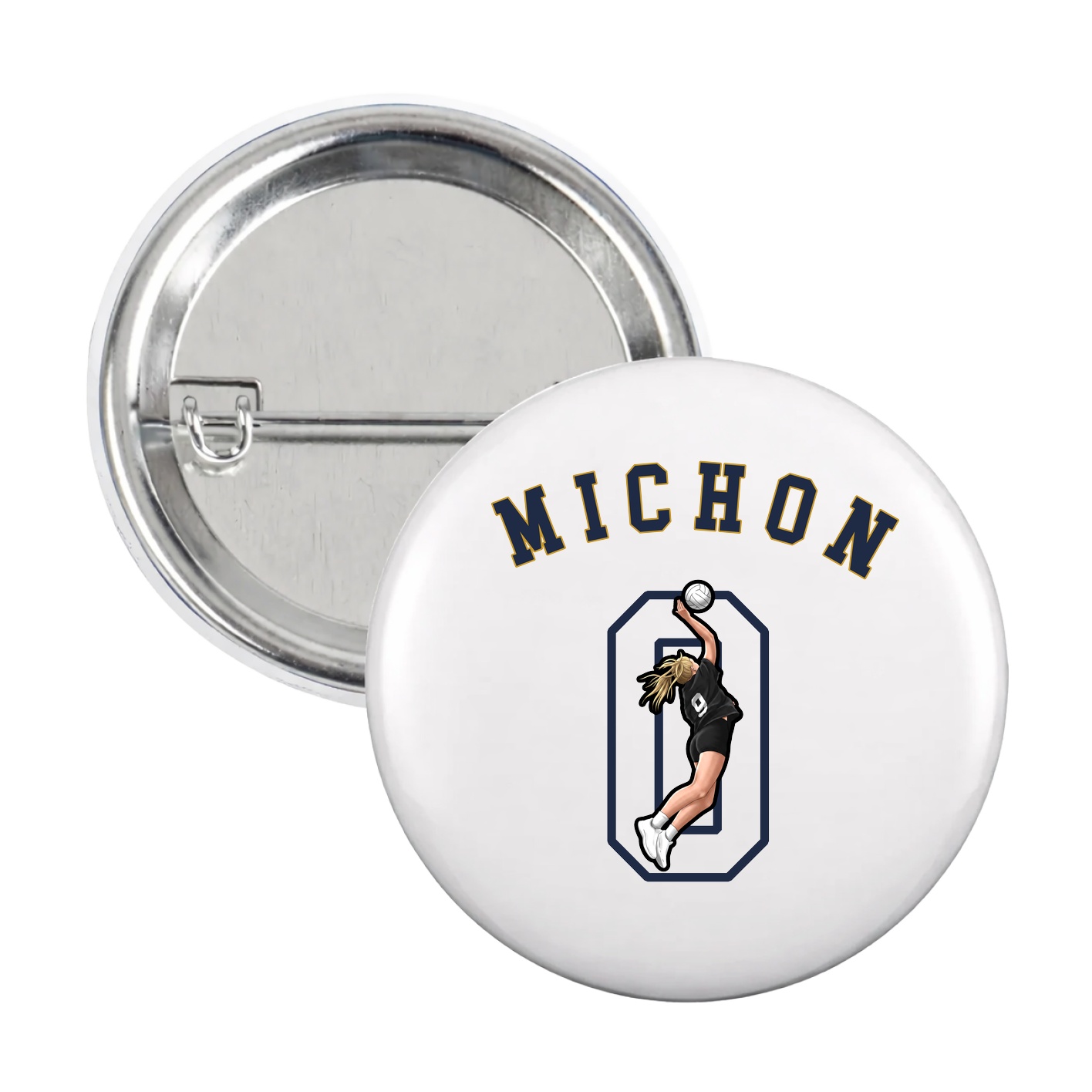 Game Day Button — Shirsey Arch in White
