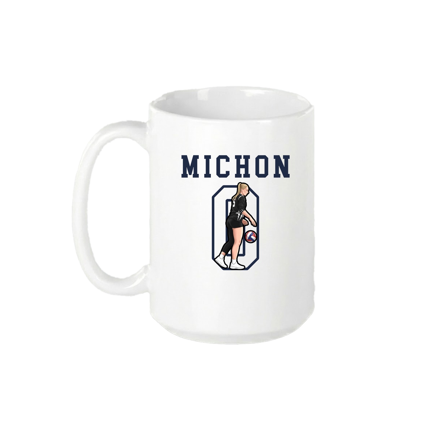 15oz Coffee Mug — Shirsey in White