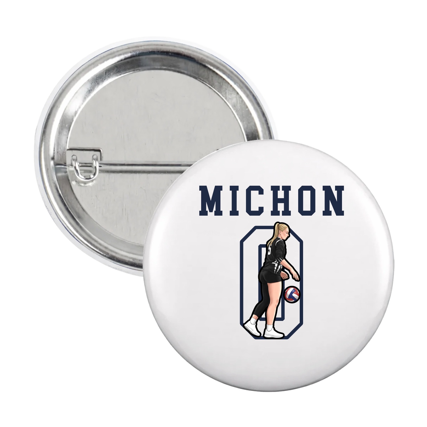 Game Day Button — Shirsey in White