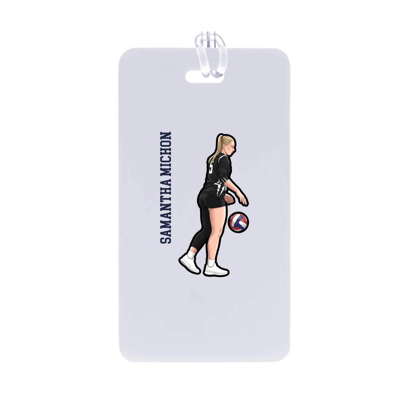 Bag Tag — Name Vertical in Classic