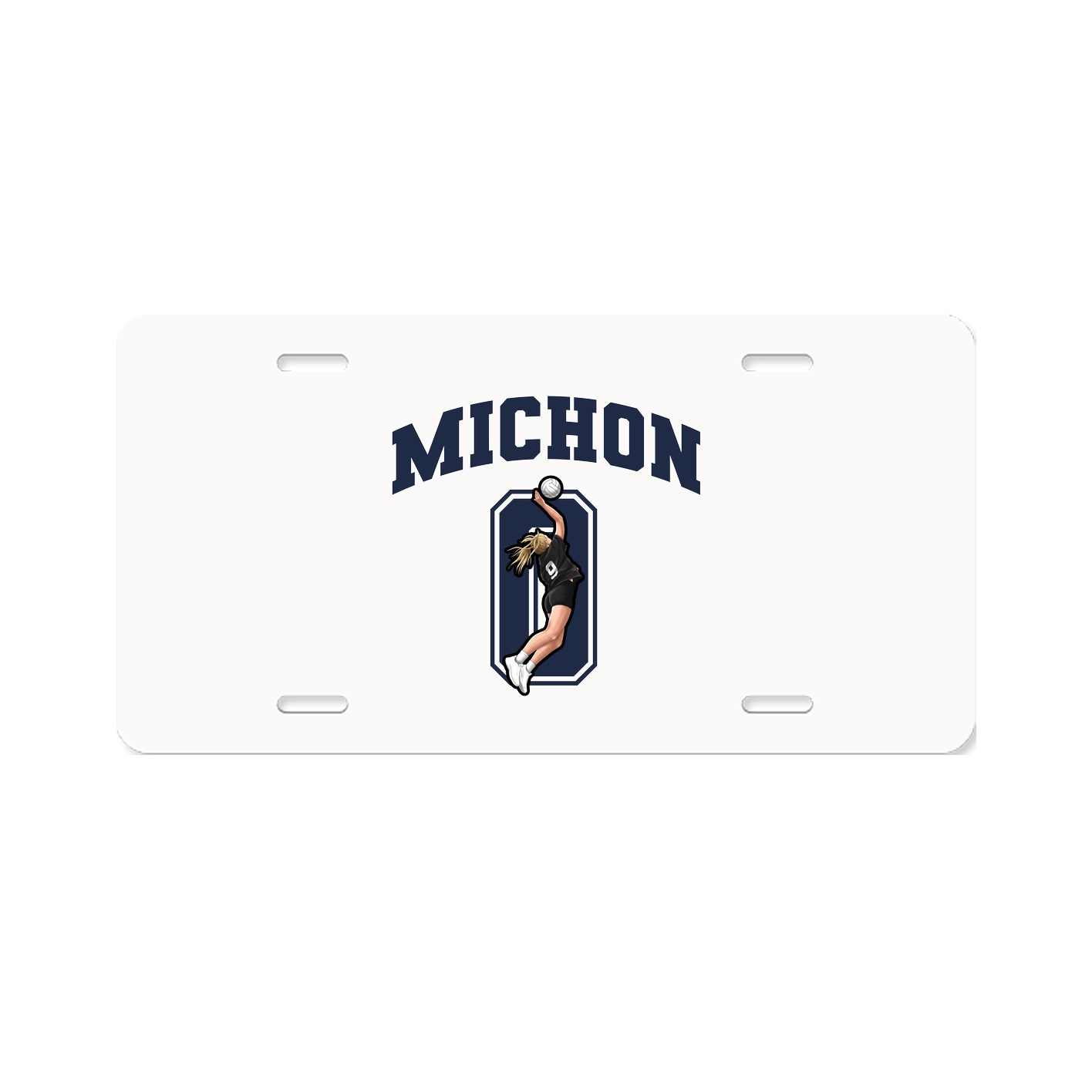 License Plate — Number in Classic