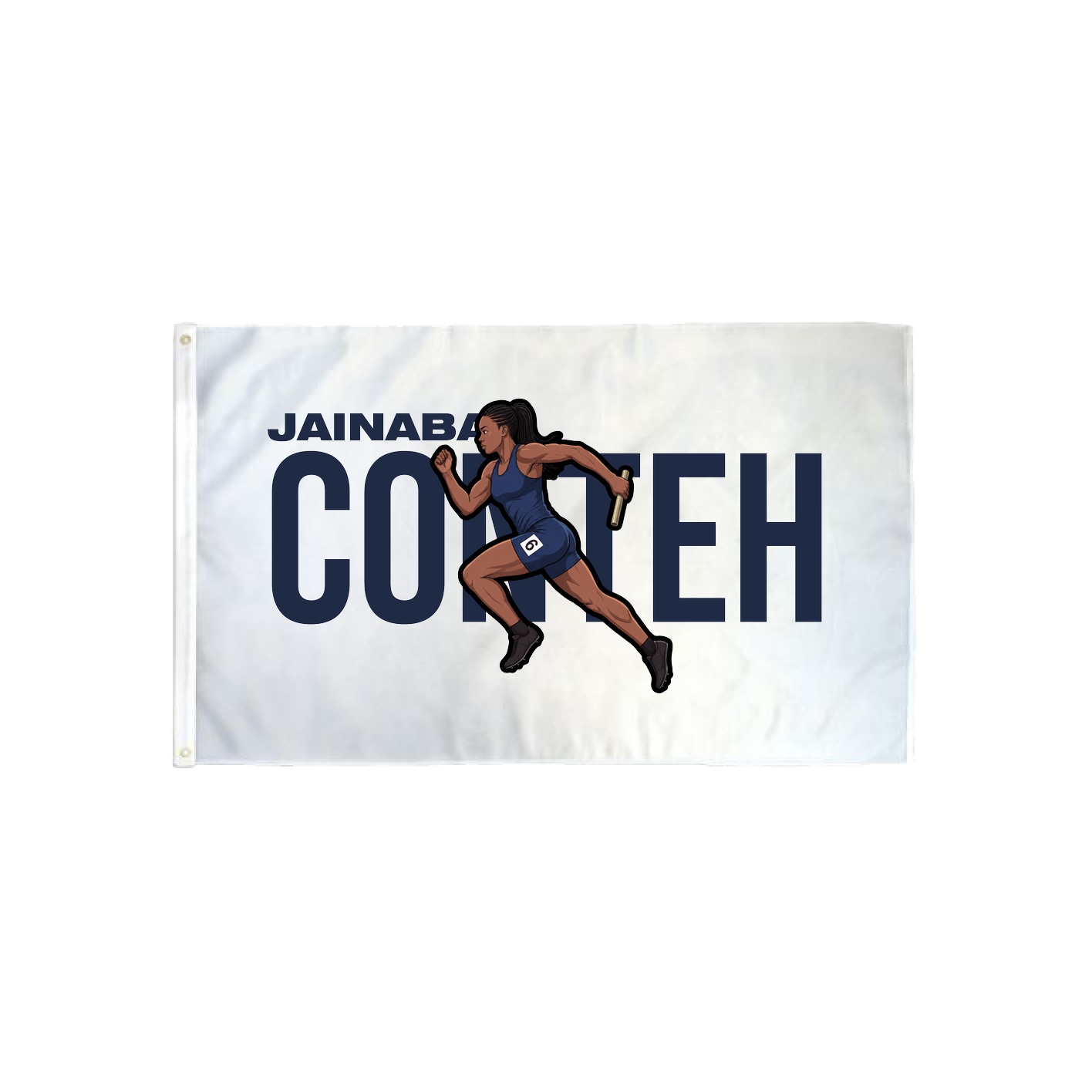 3x5 Flag — Player Name in Classic