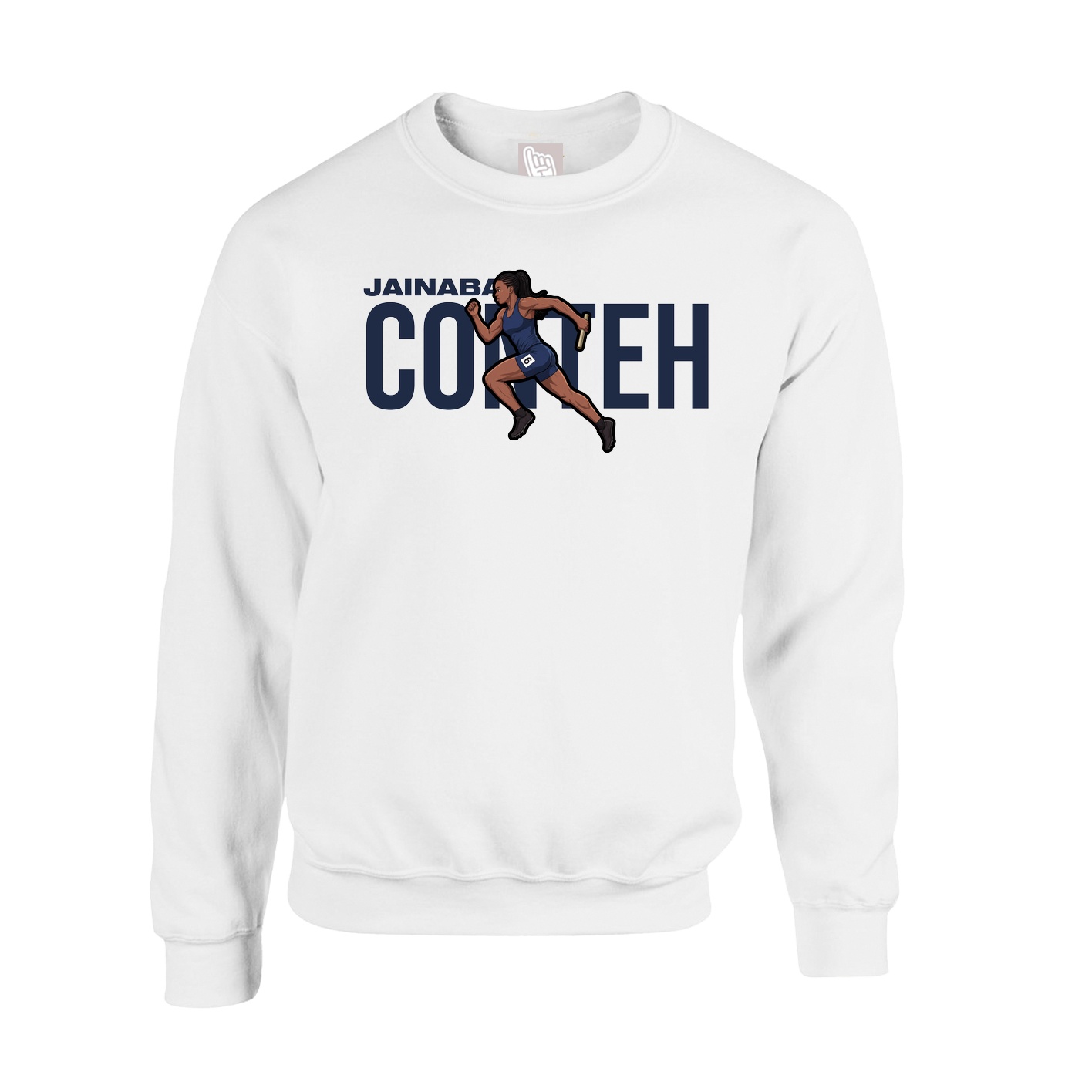 Fleece Crew — Player Name in White