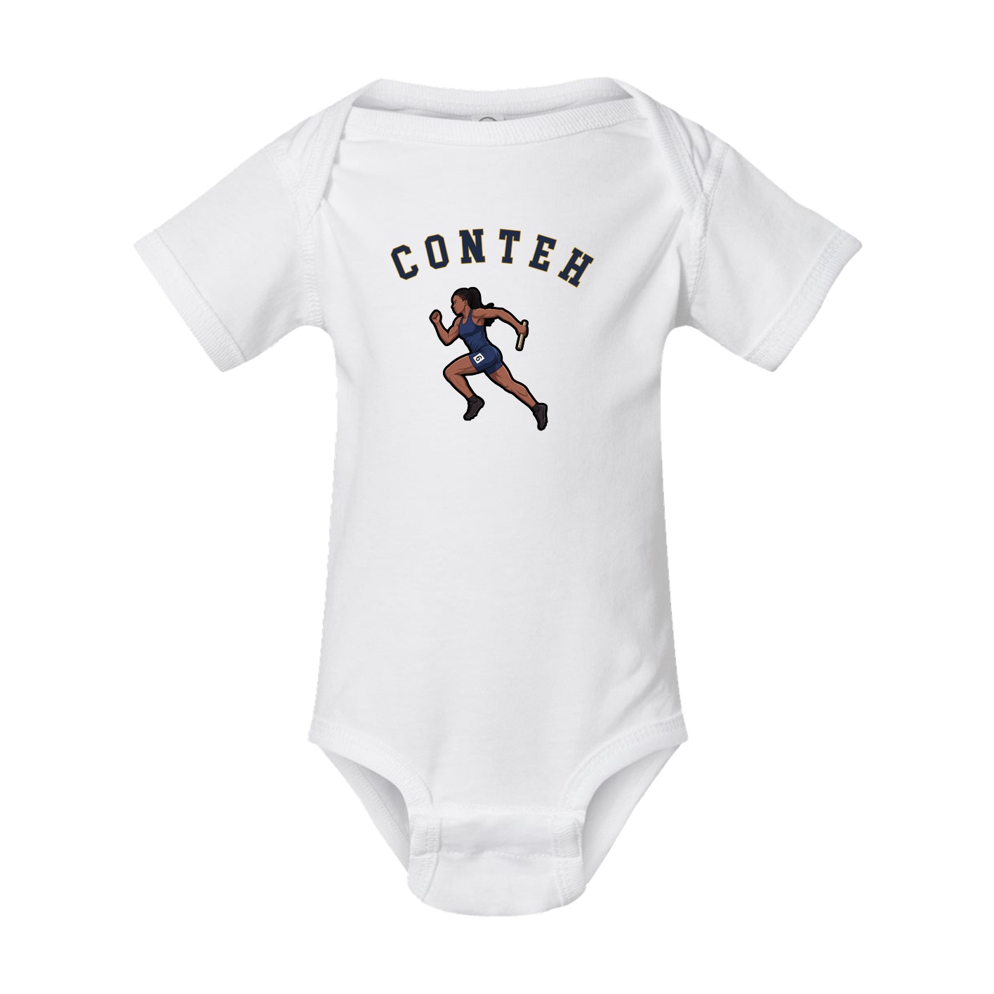 Baby Onesie — Shirsey Arch in White