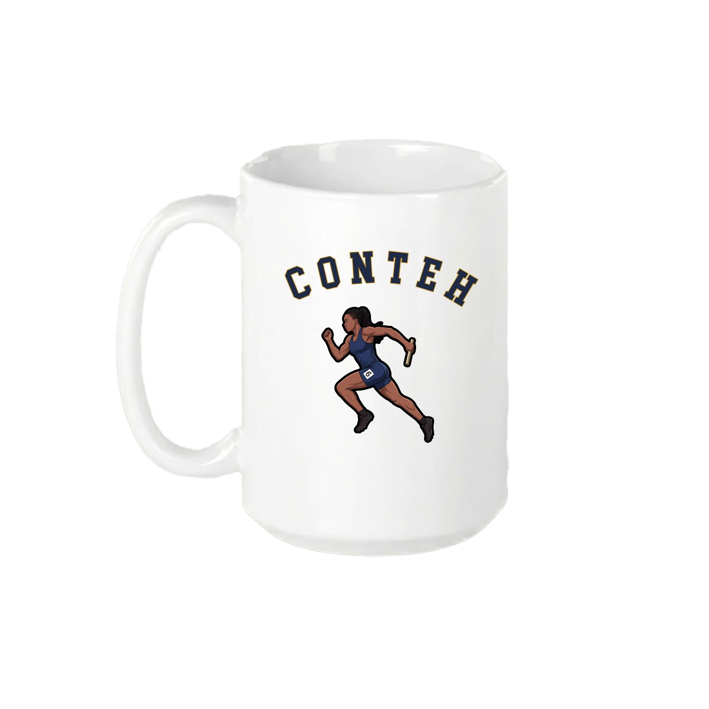15oz Coffee Mug — Shirsey Arch in White