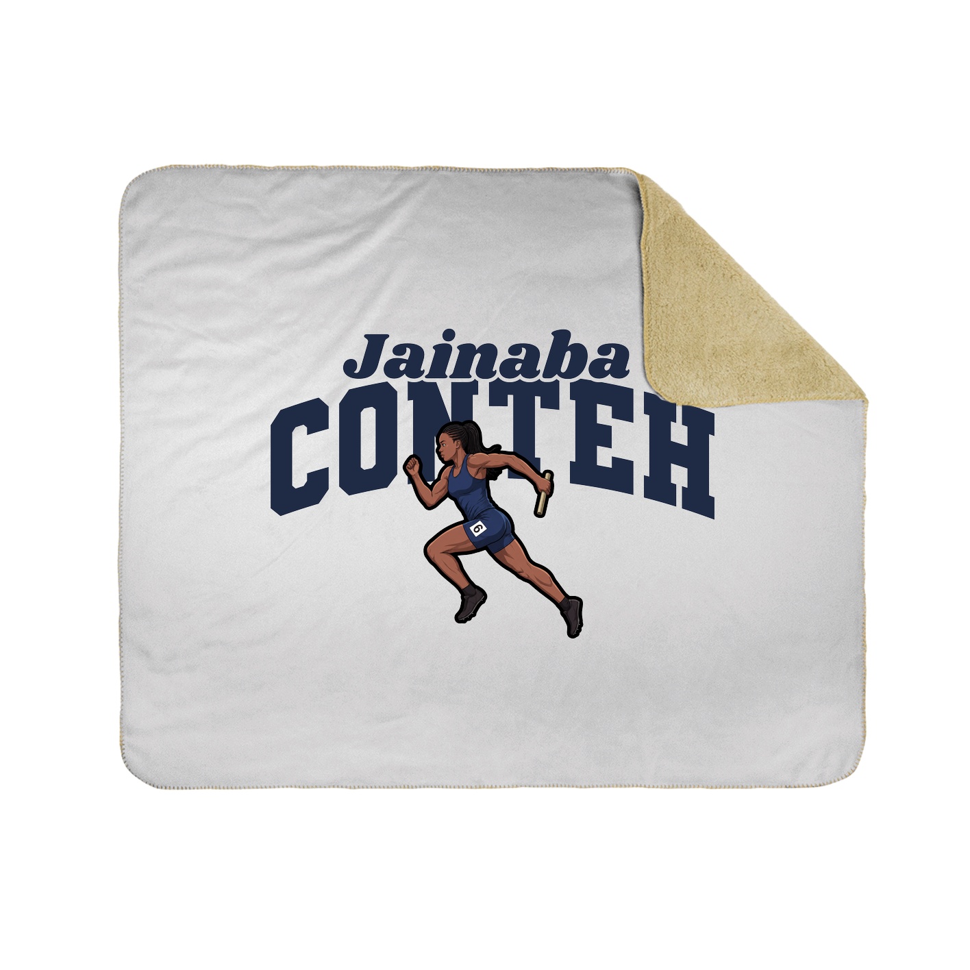 Throw Blanket — Signature Arch in White