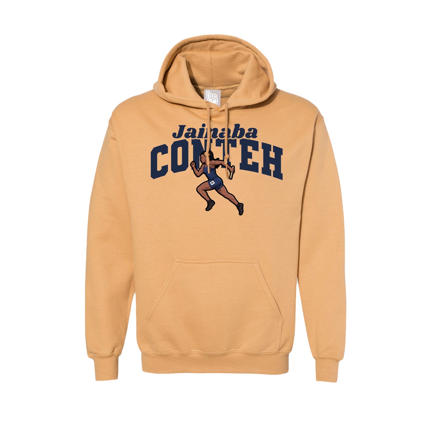 Hoodie — Signature Arch in Vegas Gold