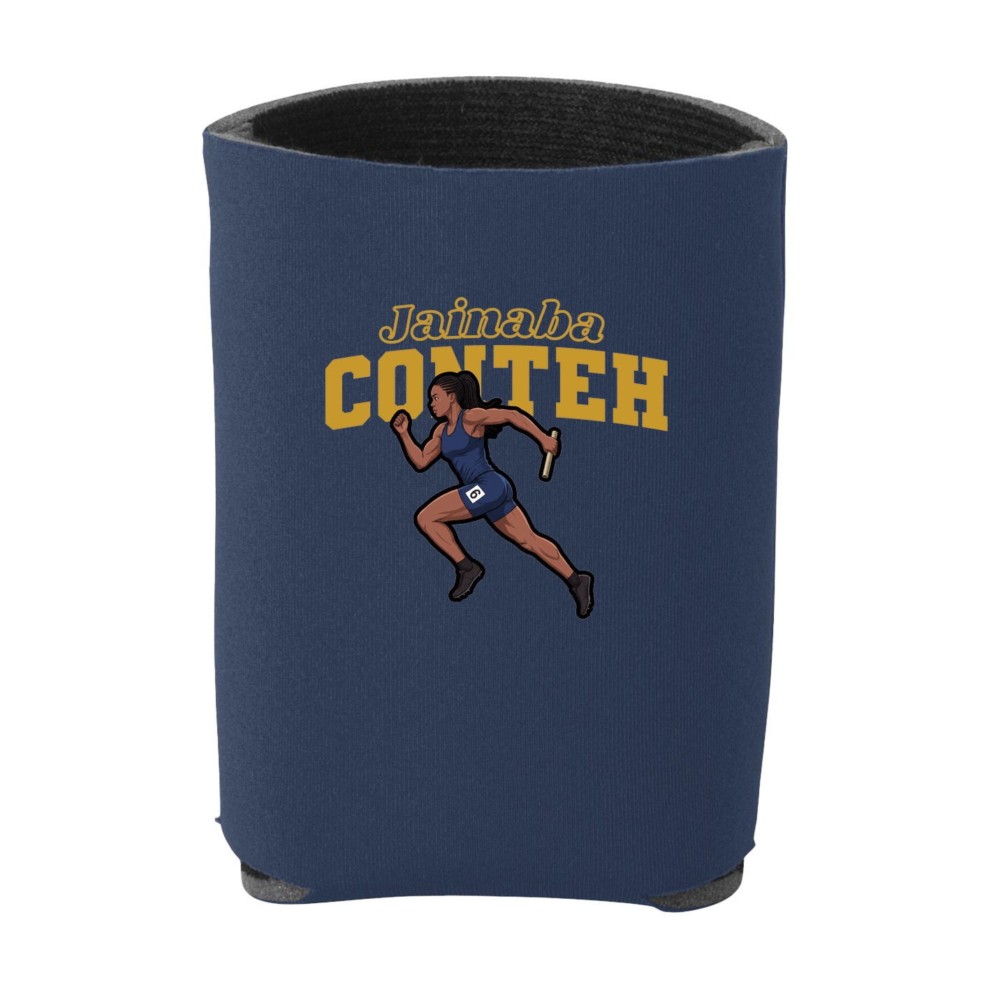 Can Holder — Name Arch in Navy