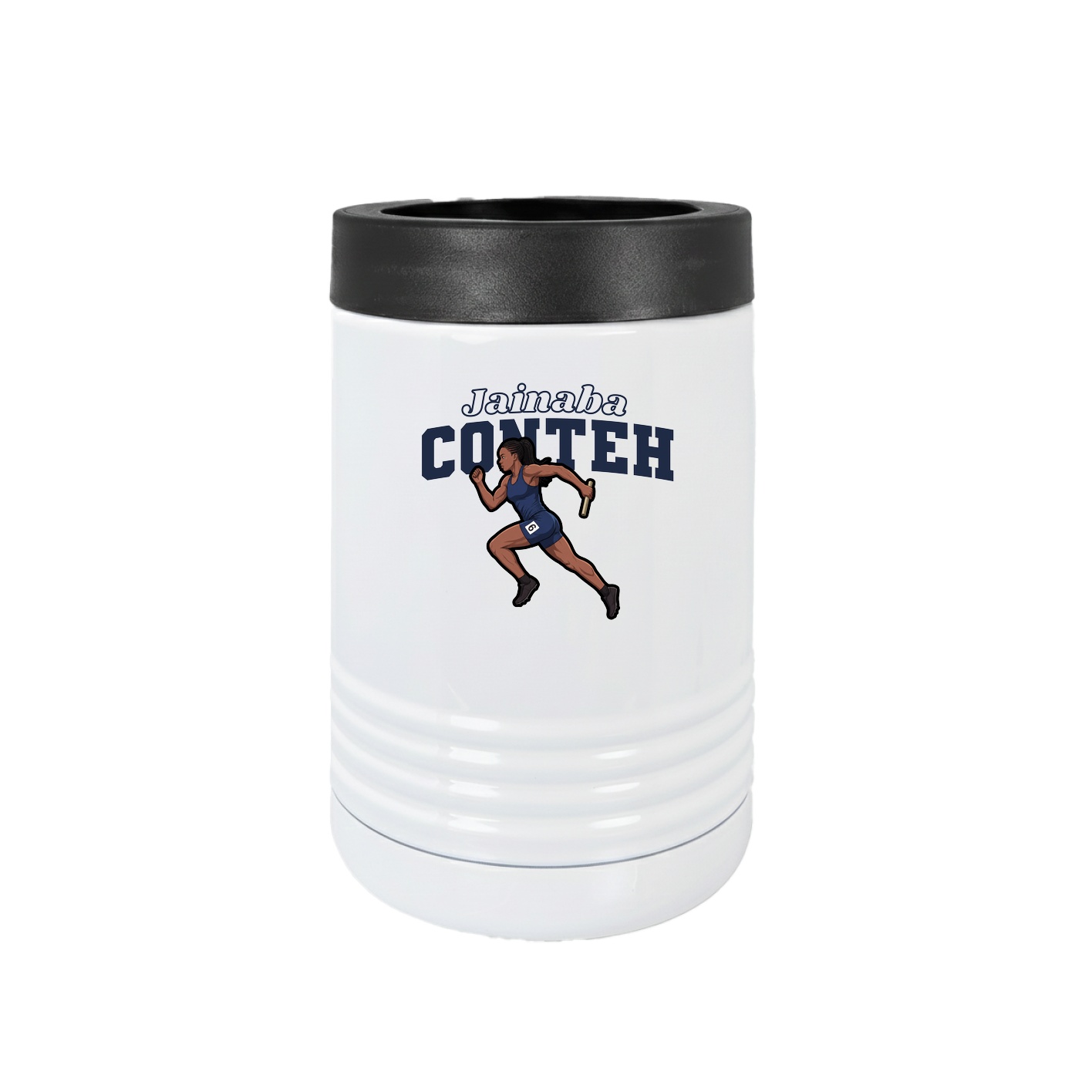 Beverage Holder — Name Arch in White