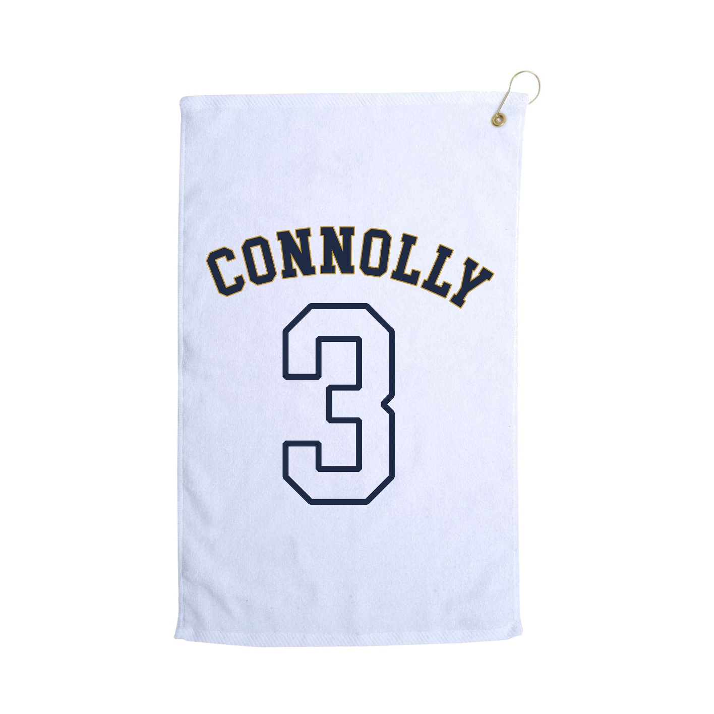Golf Towel — Shirsey Arch in White
