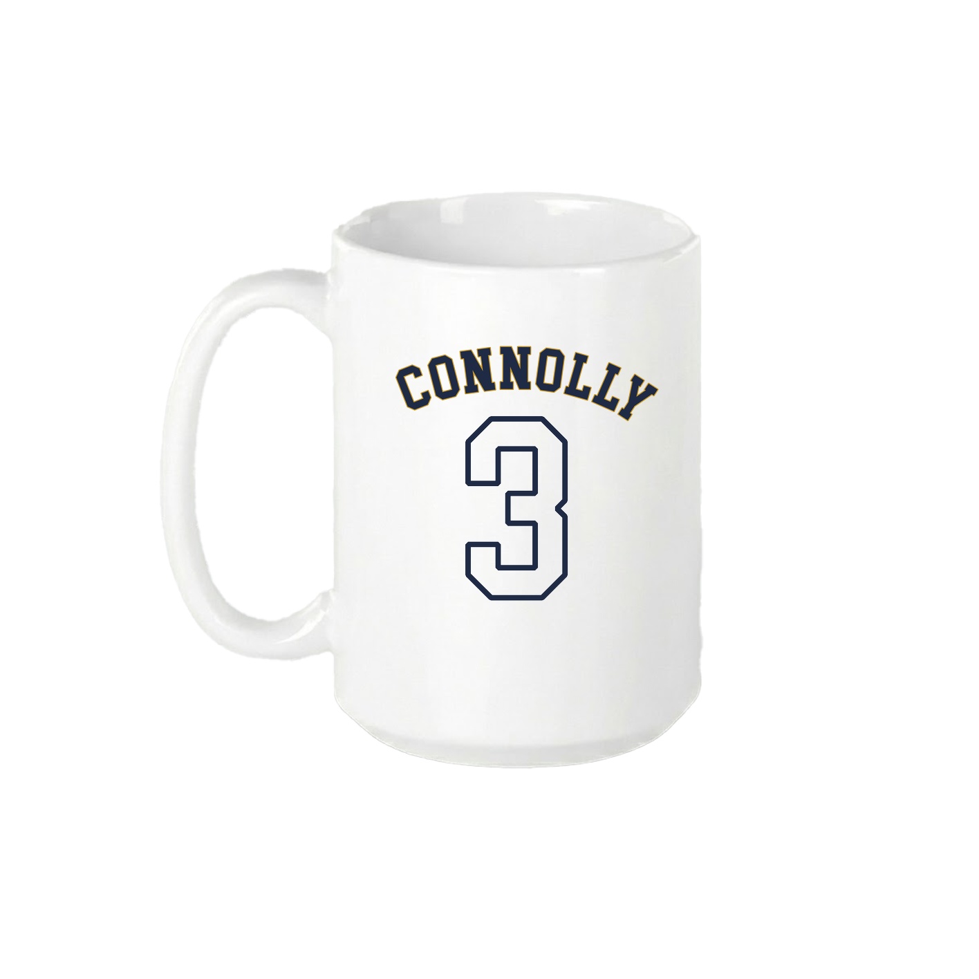 15oz Coffee Mug — Shirsey Arch in White