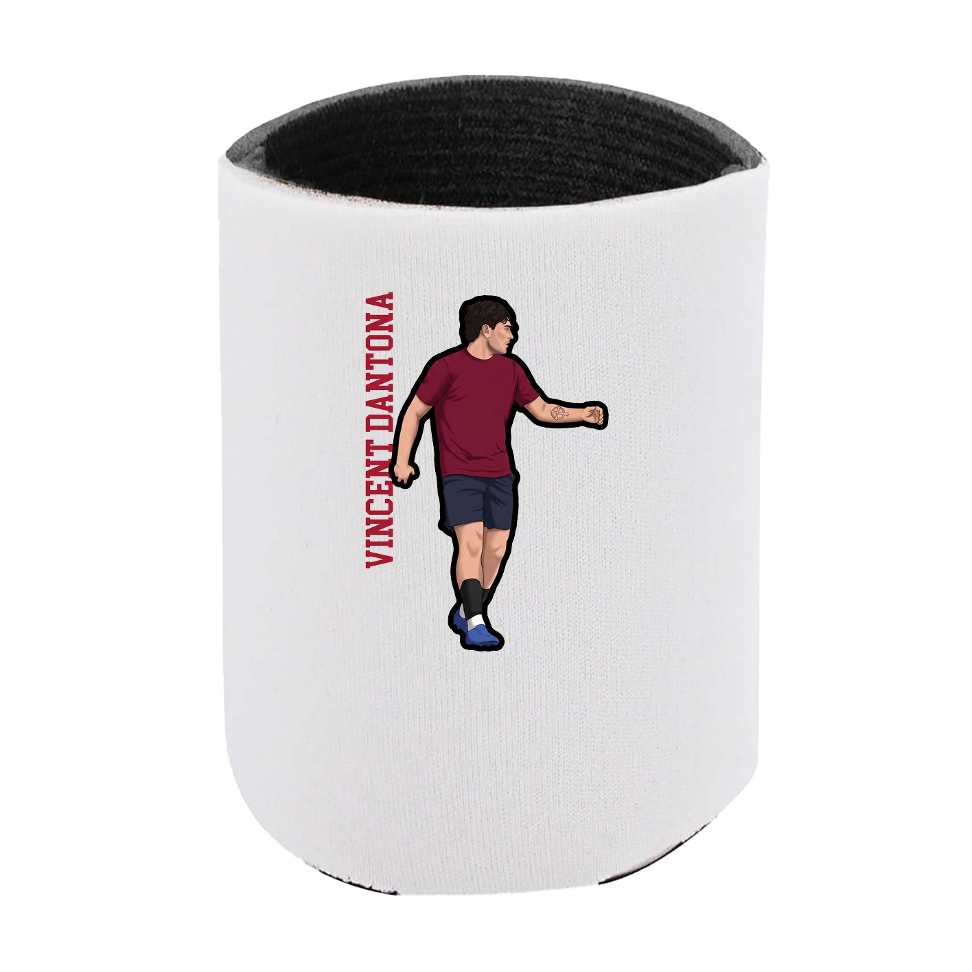 Can Holder — Name Vertical in White