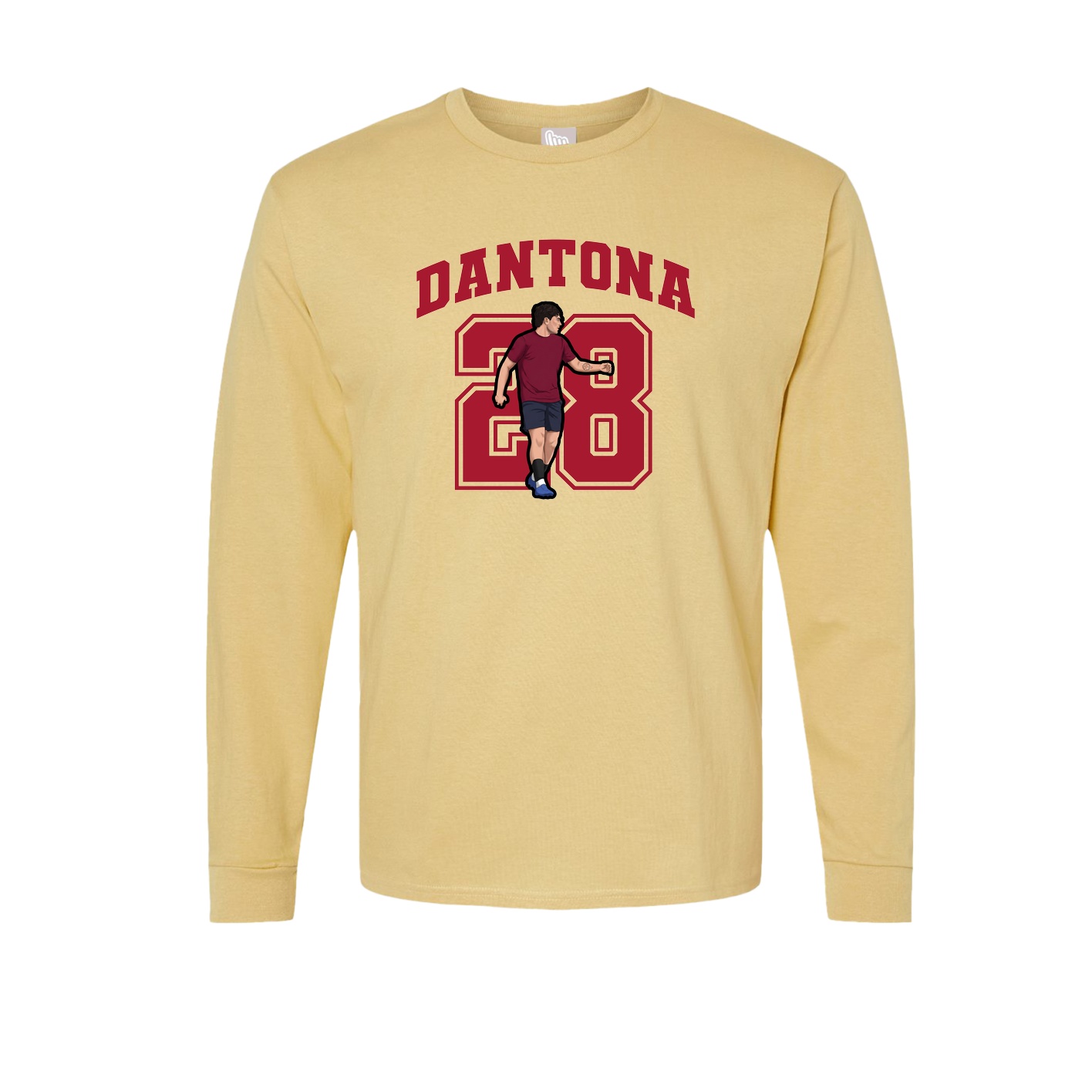 Long Sleeve Tee — Number in Vegas Gold
