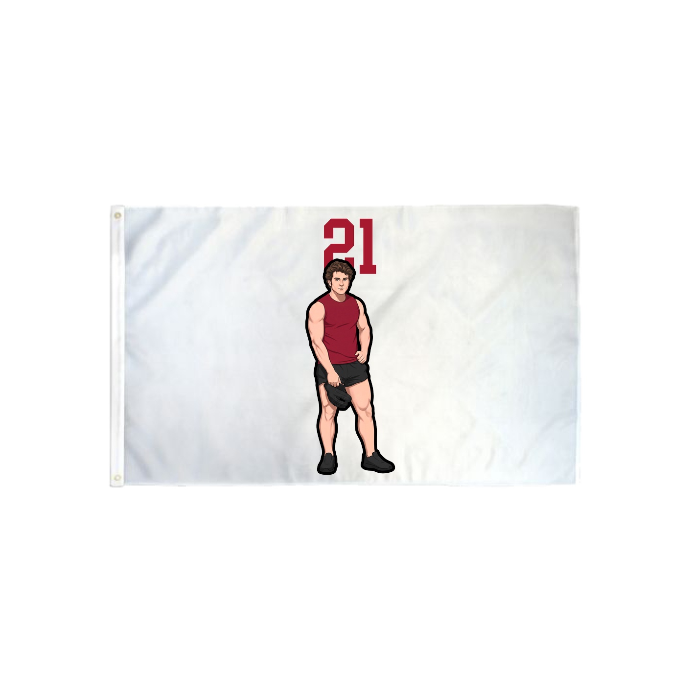 3x5 Flag — Number Top in Classic