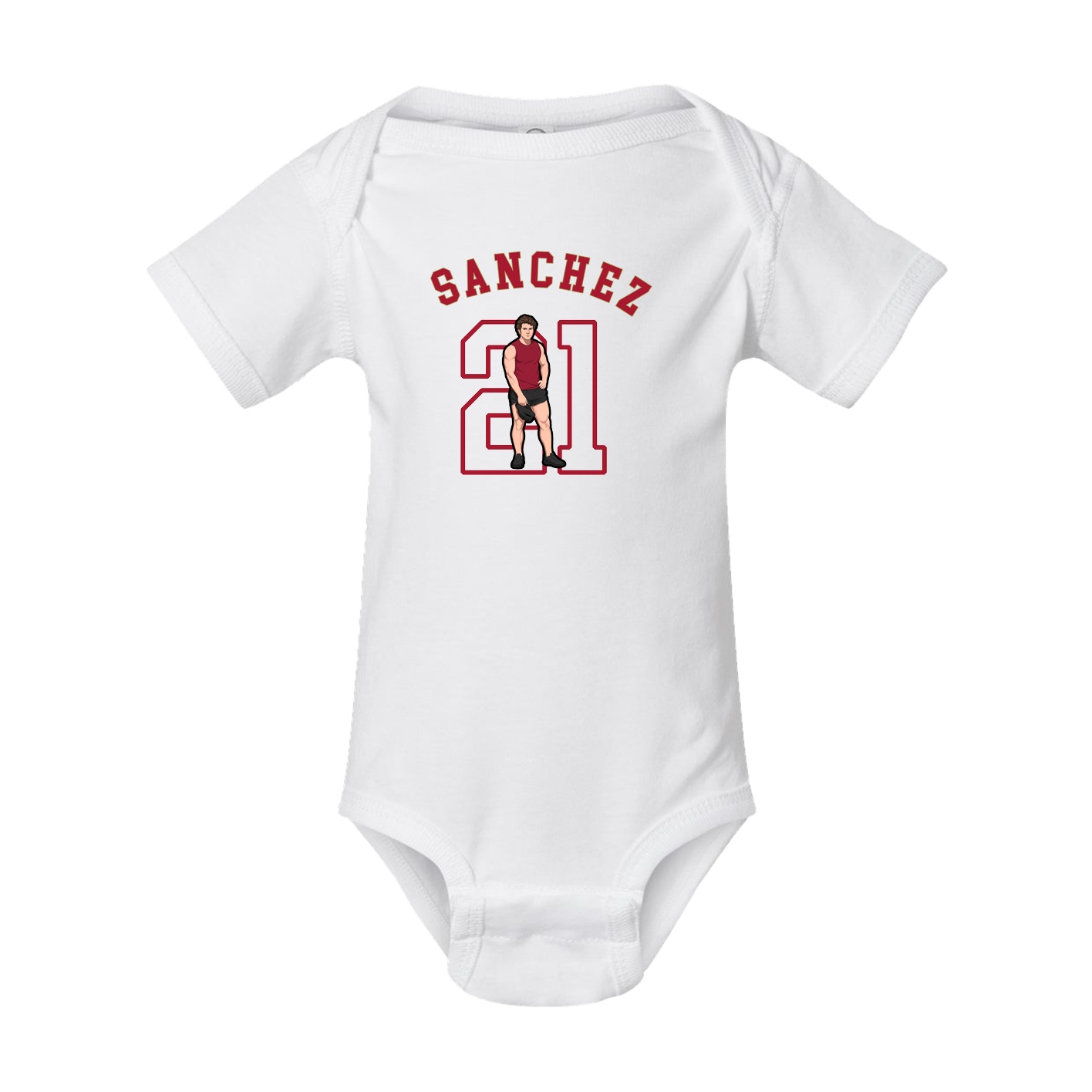 Baby Onesie — Shirsey Arch in White