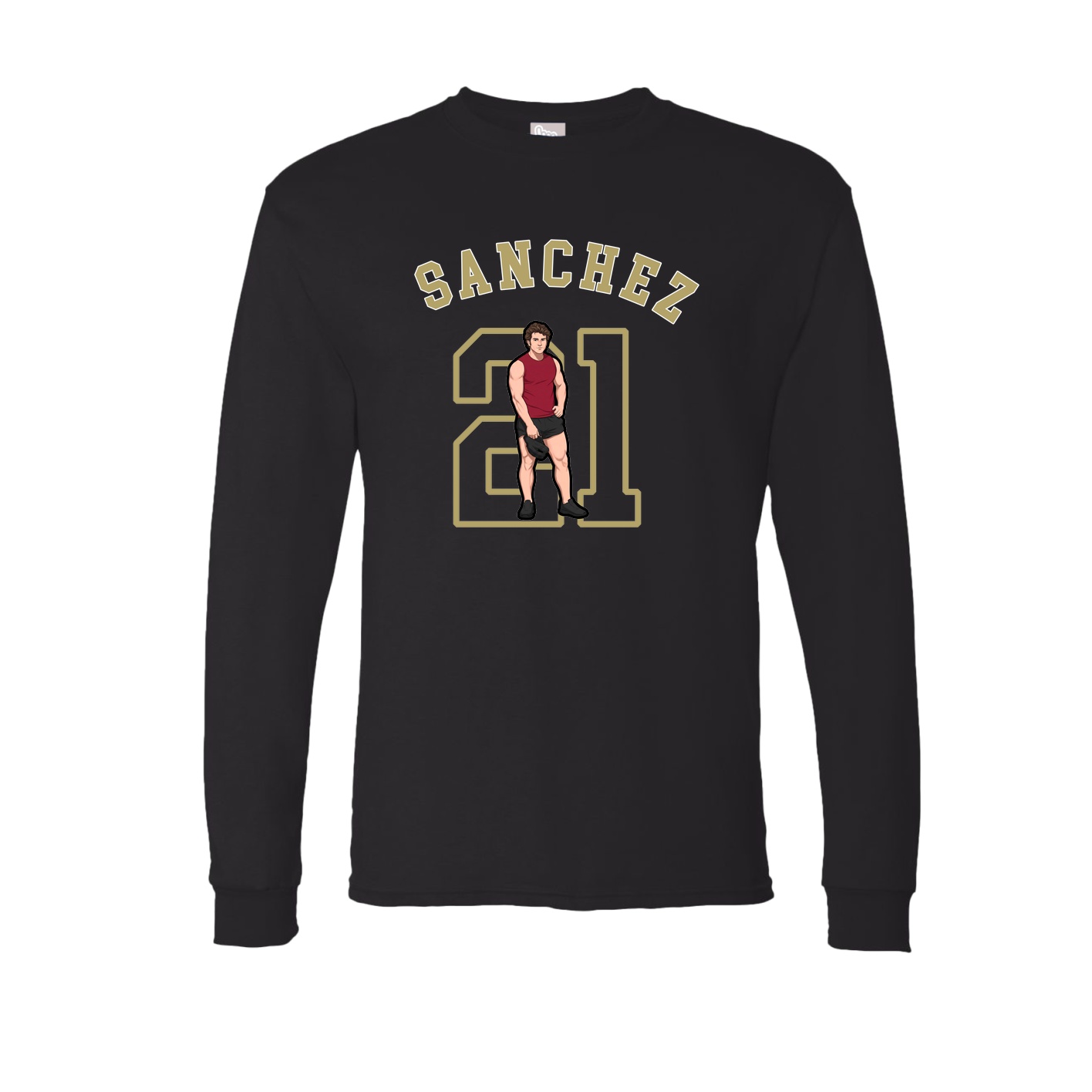 Long Sleeve Tee — Shirsey Arch in Black