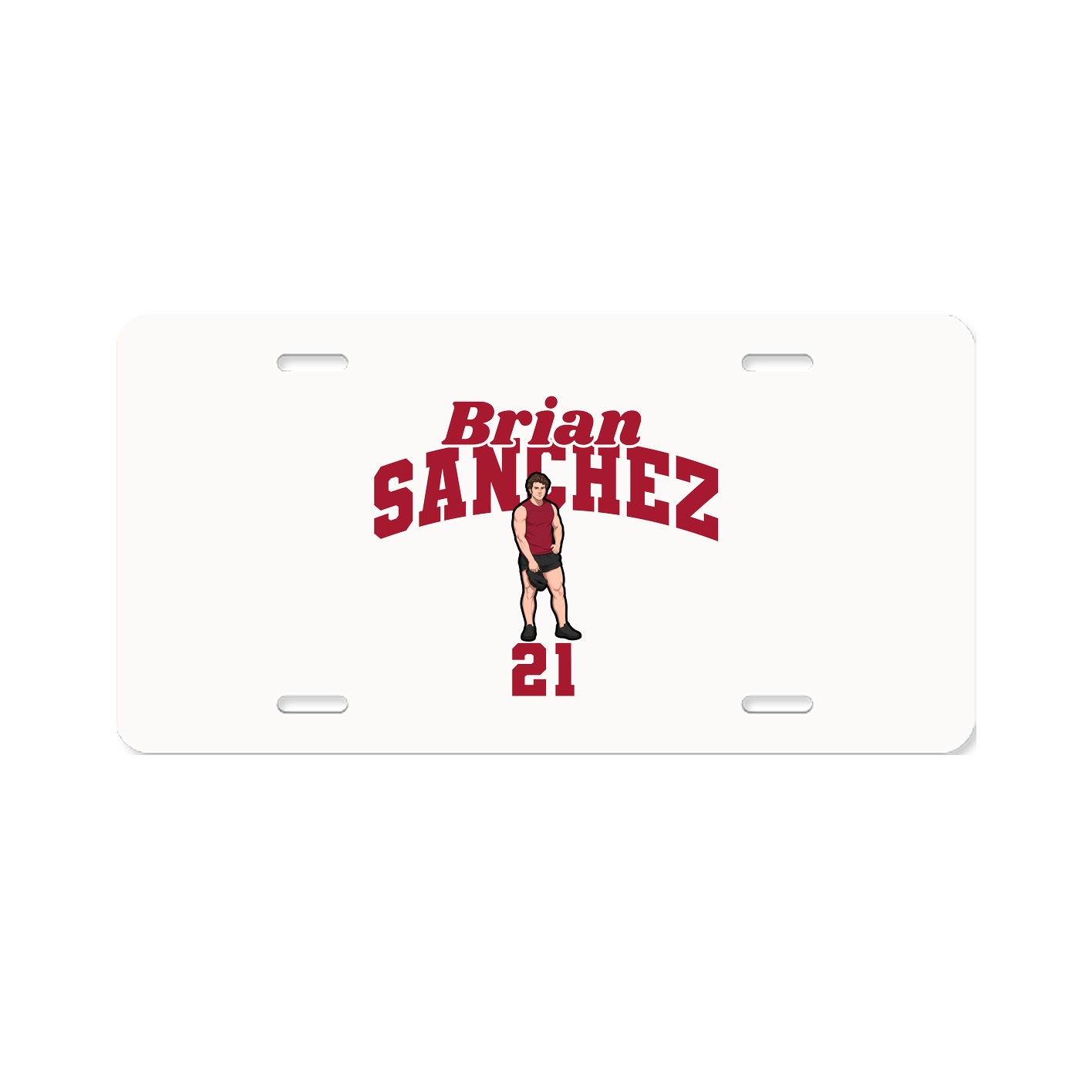 License Plate — Signature Arch in Classic