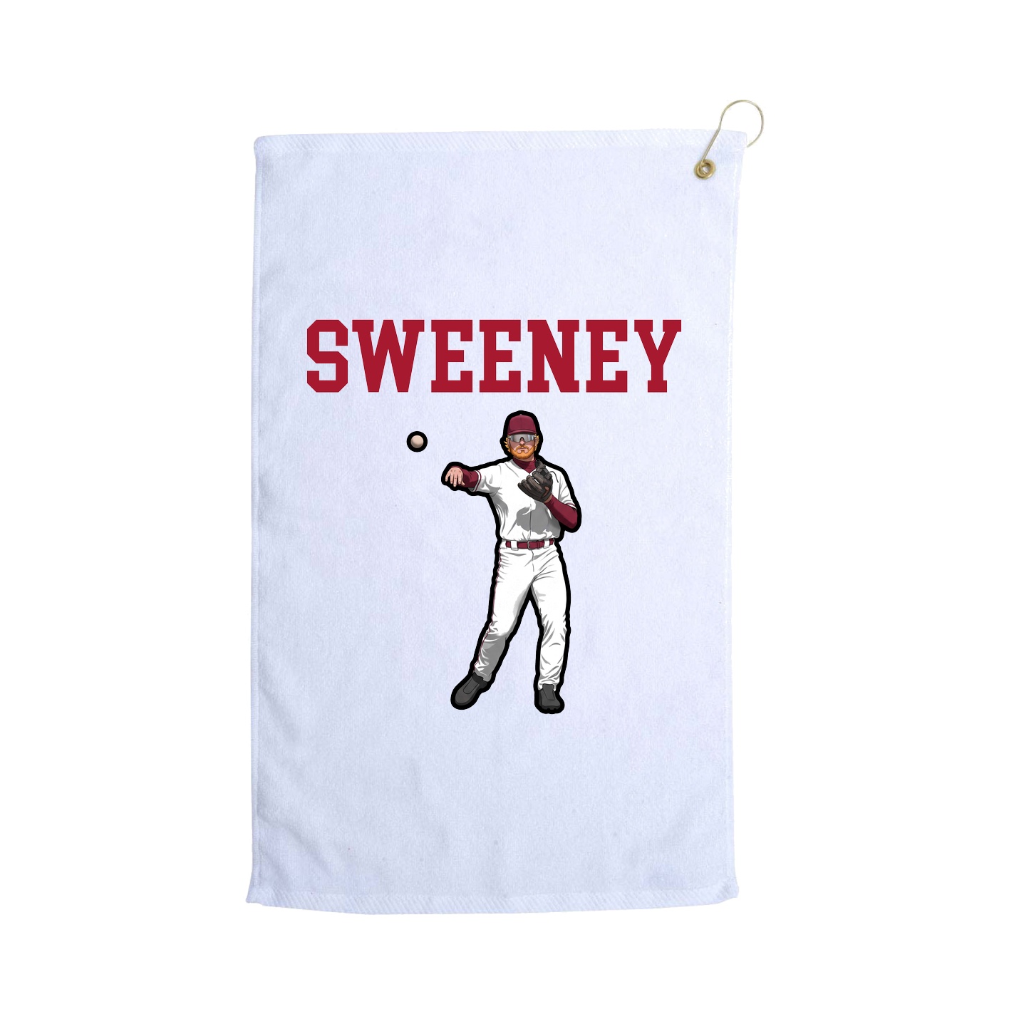 Golf Towel — Shirsey in White