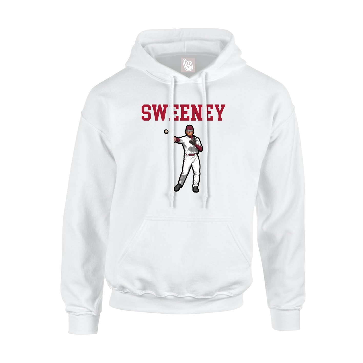 Hoodie — Shirsey in White