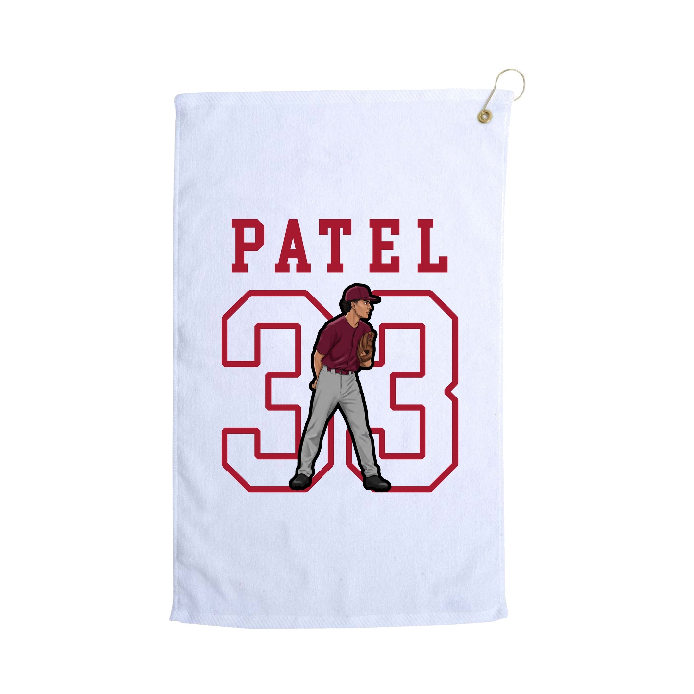 Golf Towel — Shirsey in White