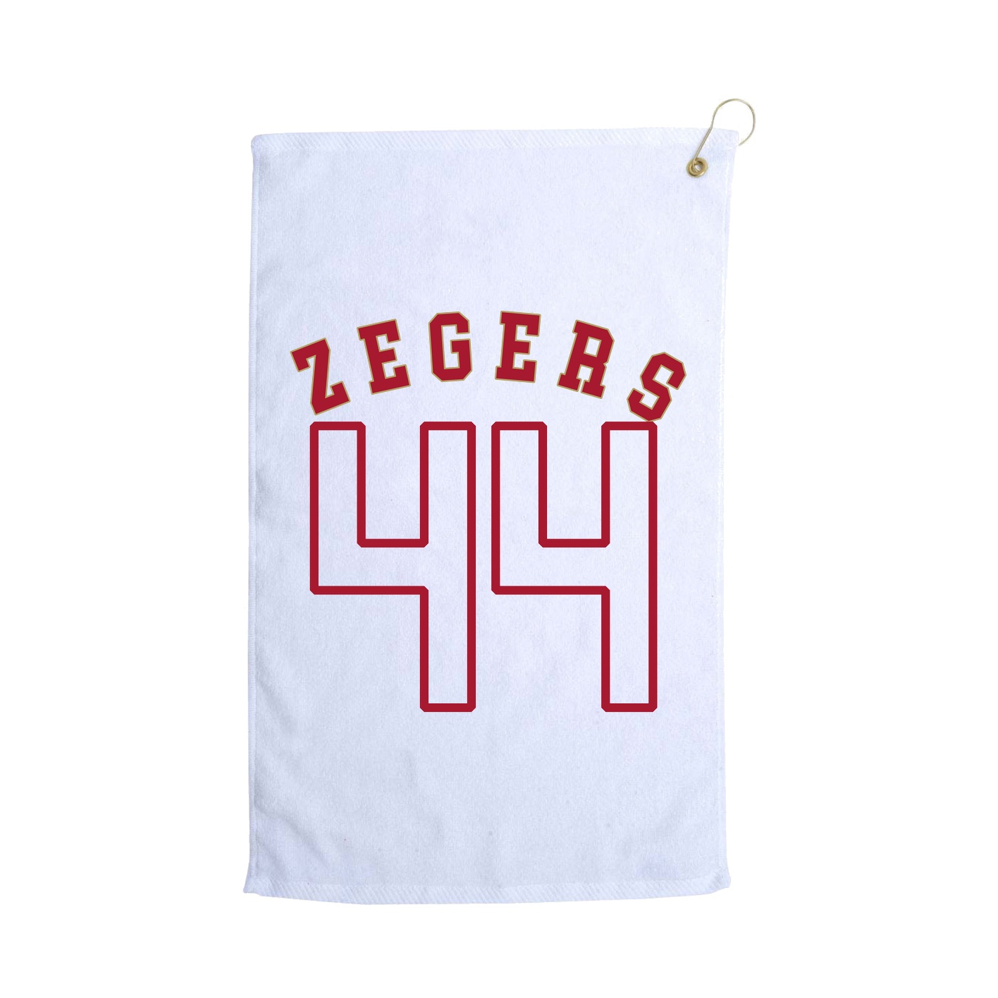 Golf Towel — Shirsey Arch in White
