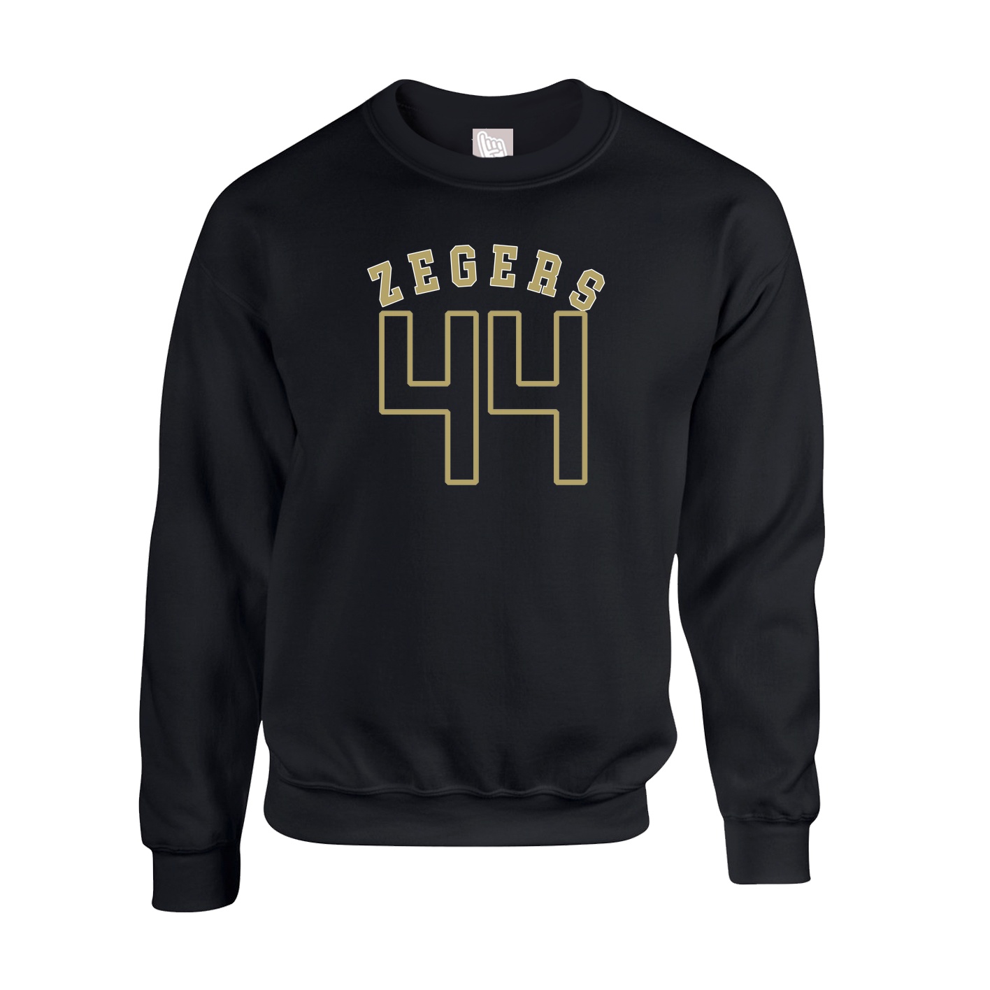 Fleece Crew — Shirsey Arch in Black