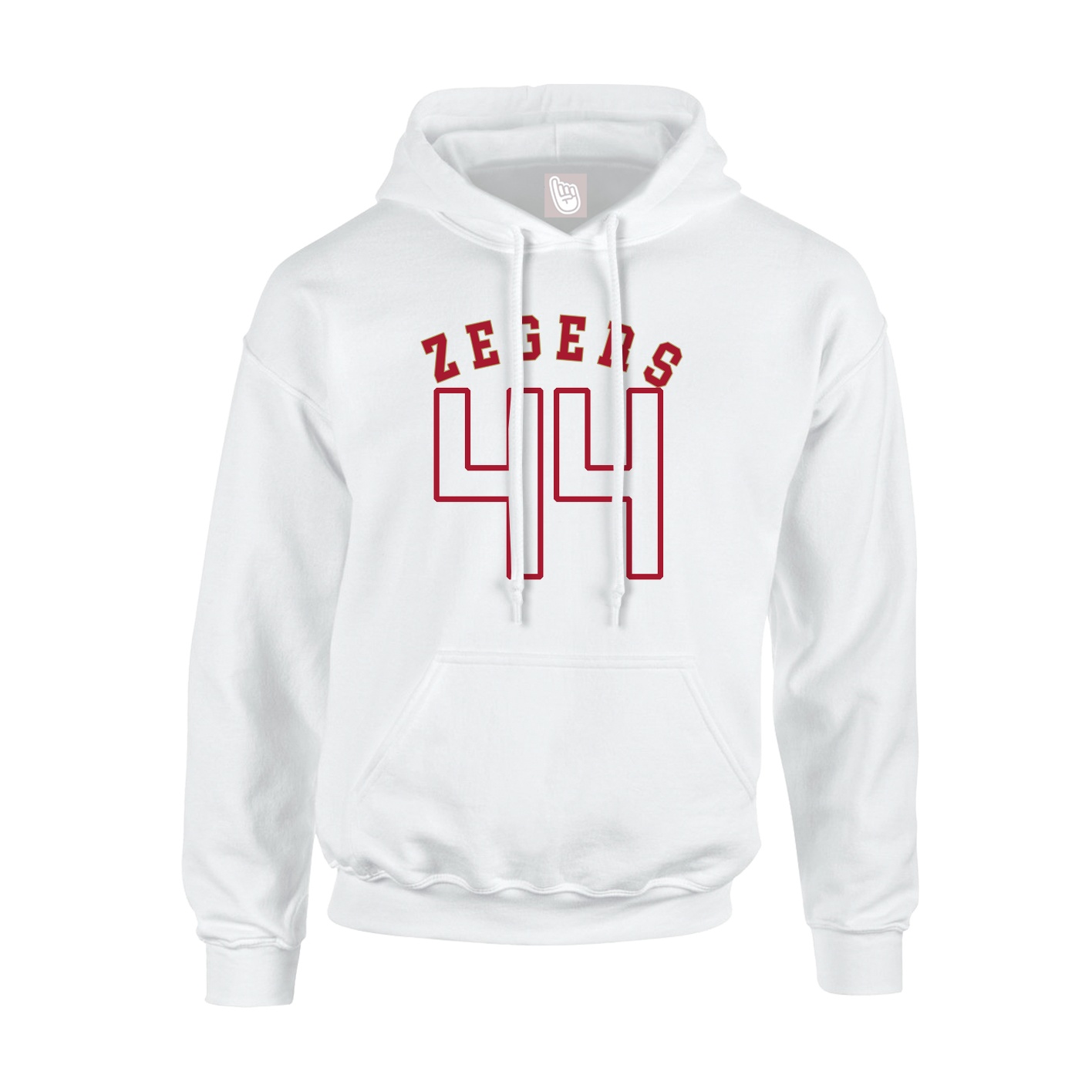 Youth Hoodie — Shirsey Arch in White