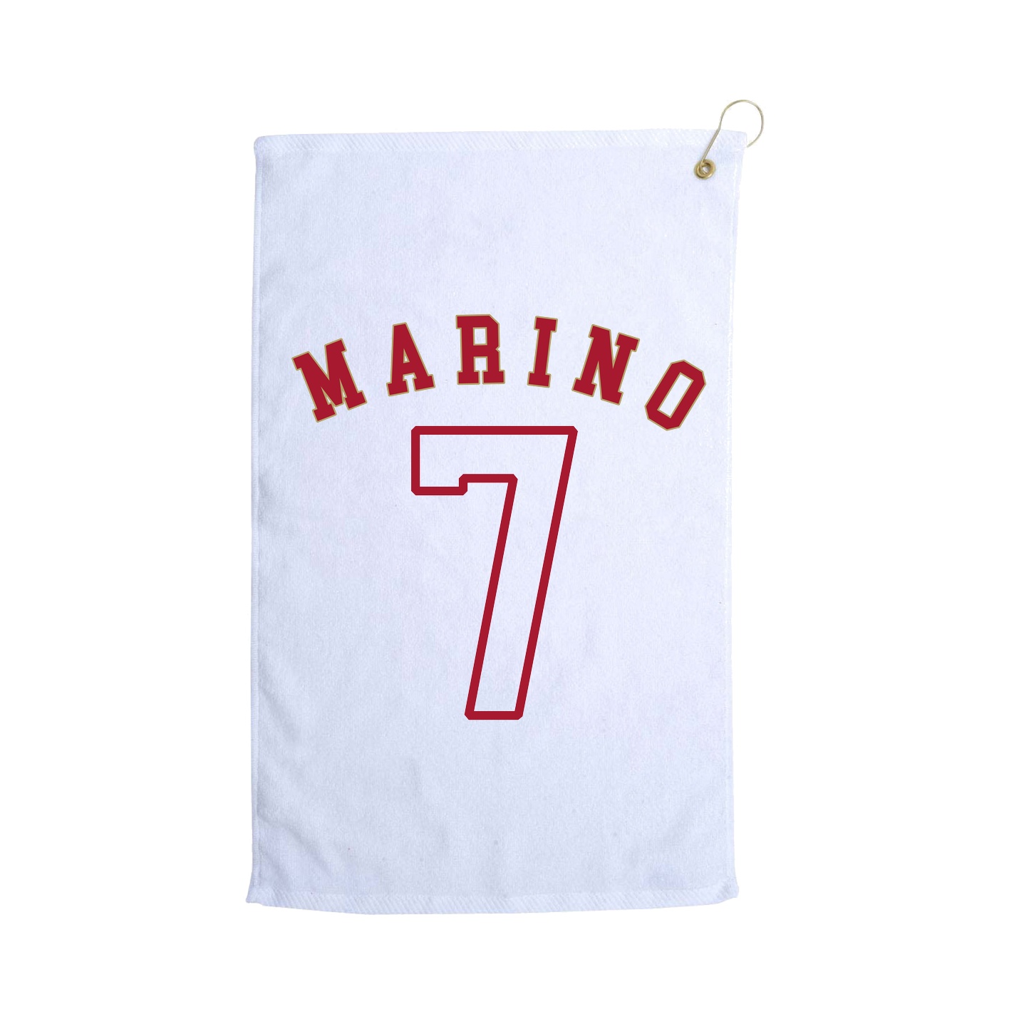 Golf Towel — Shirsey Arch in White