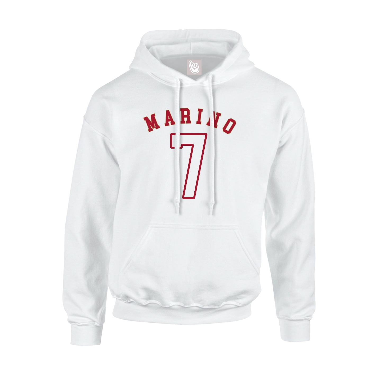 Youth Hoodie — Shirsey Arch in White