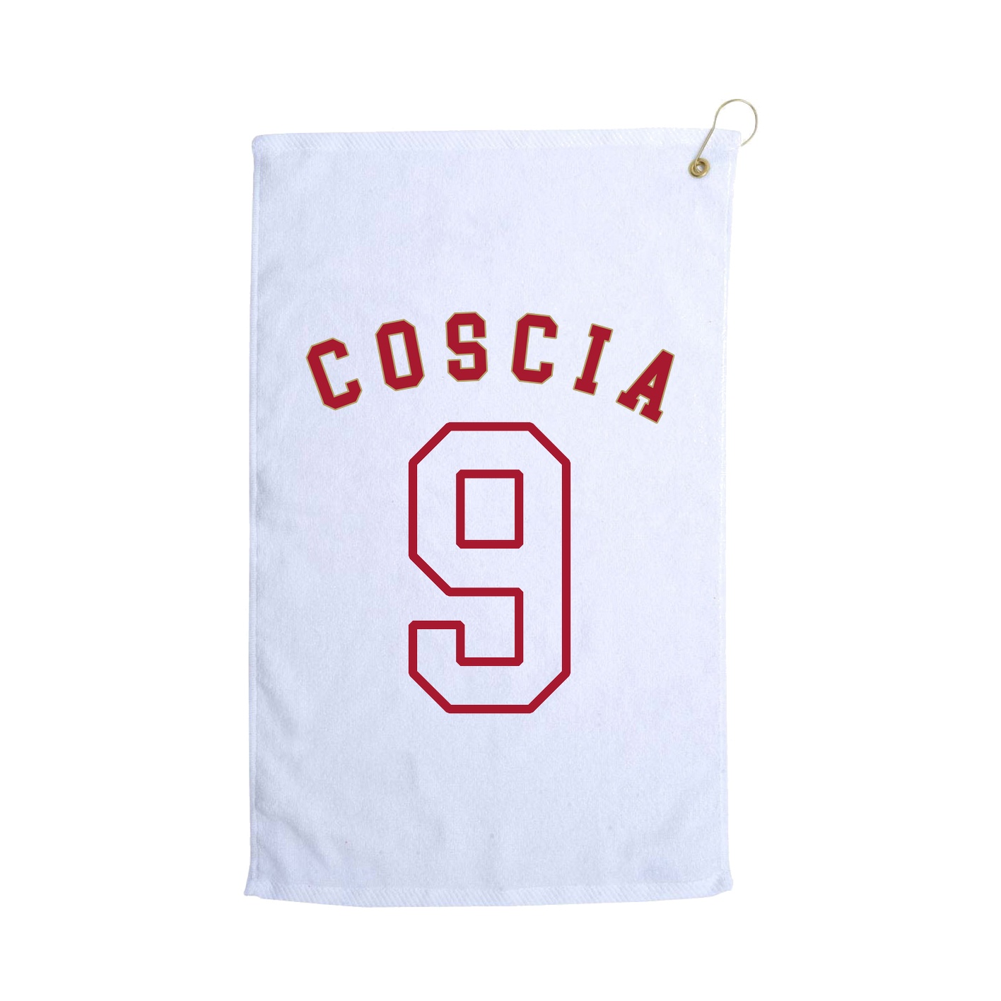 Golf Towel — Shirsey Arch in White