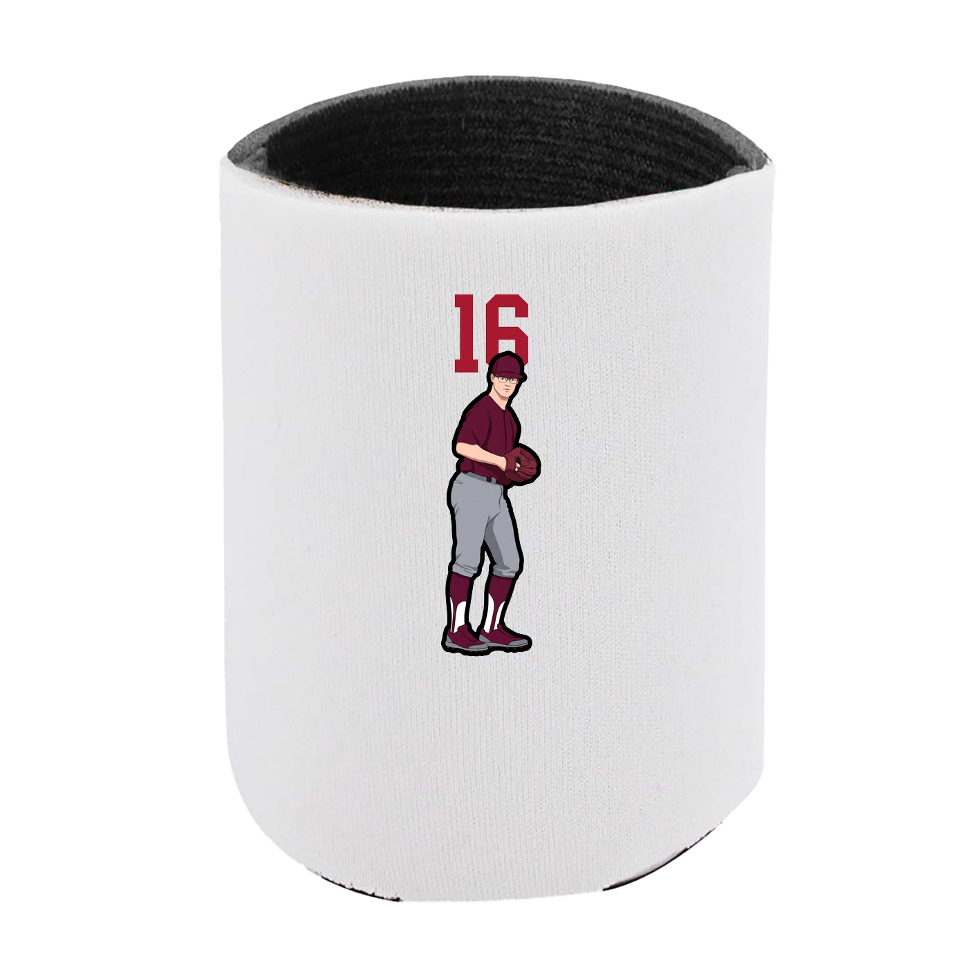 Can Holder — Number Top in White