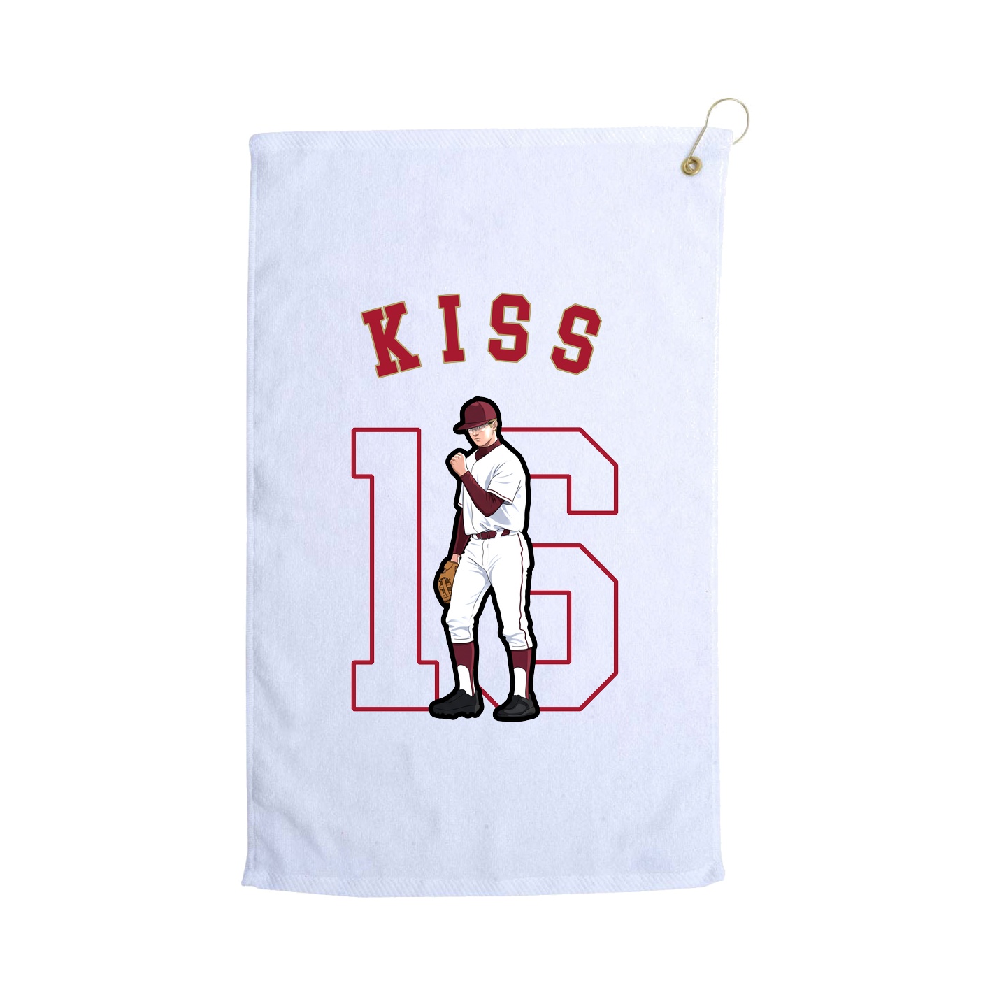 Golf Towel — Shirsey Arch in White