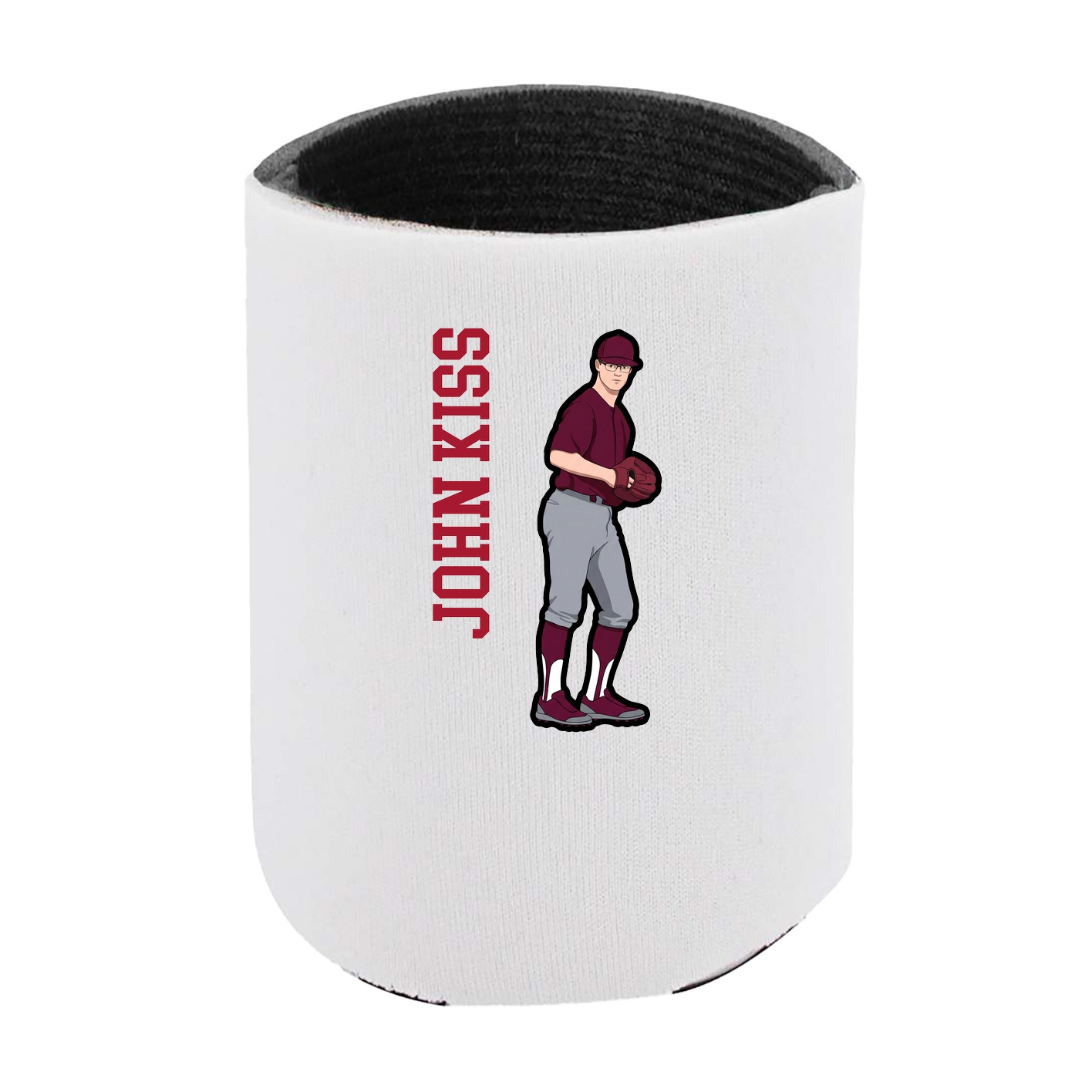 Can Holder — Name Vertical in White