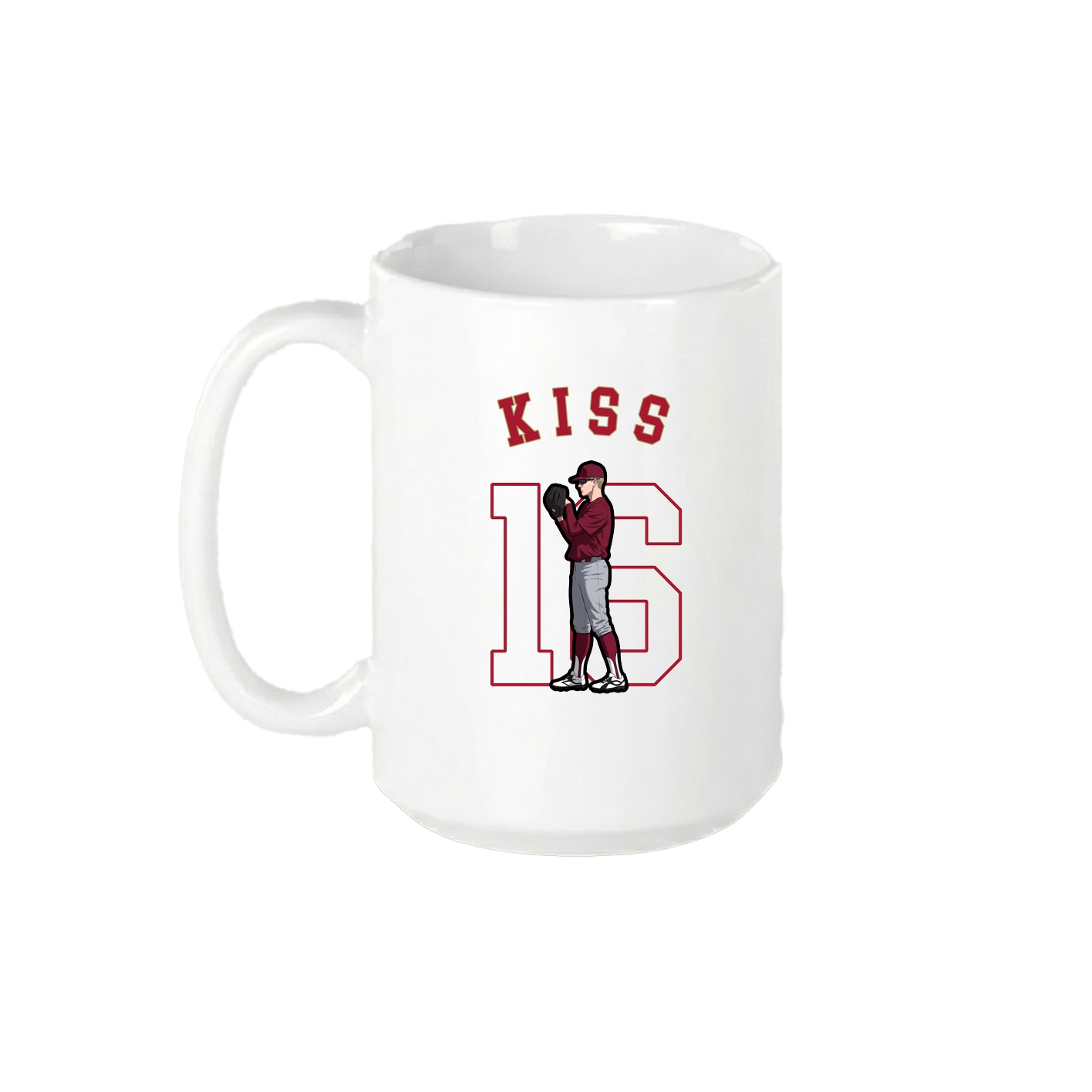 15oz Coffee Mug — Shirsey Arch in White