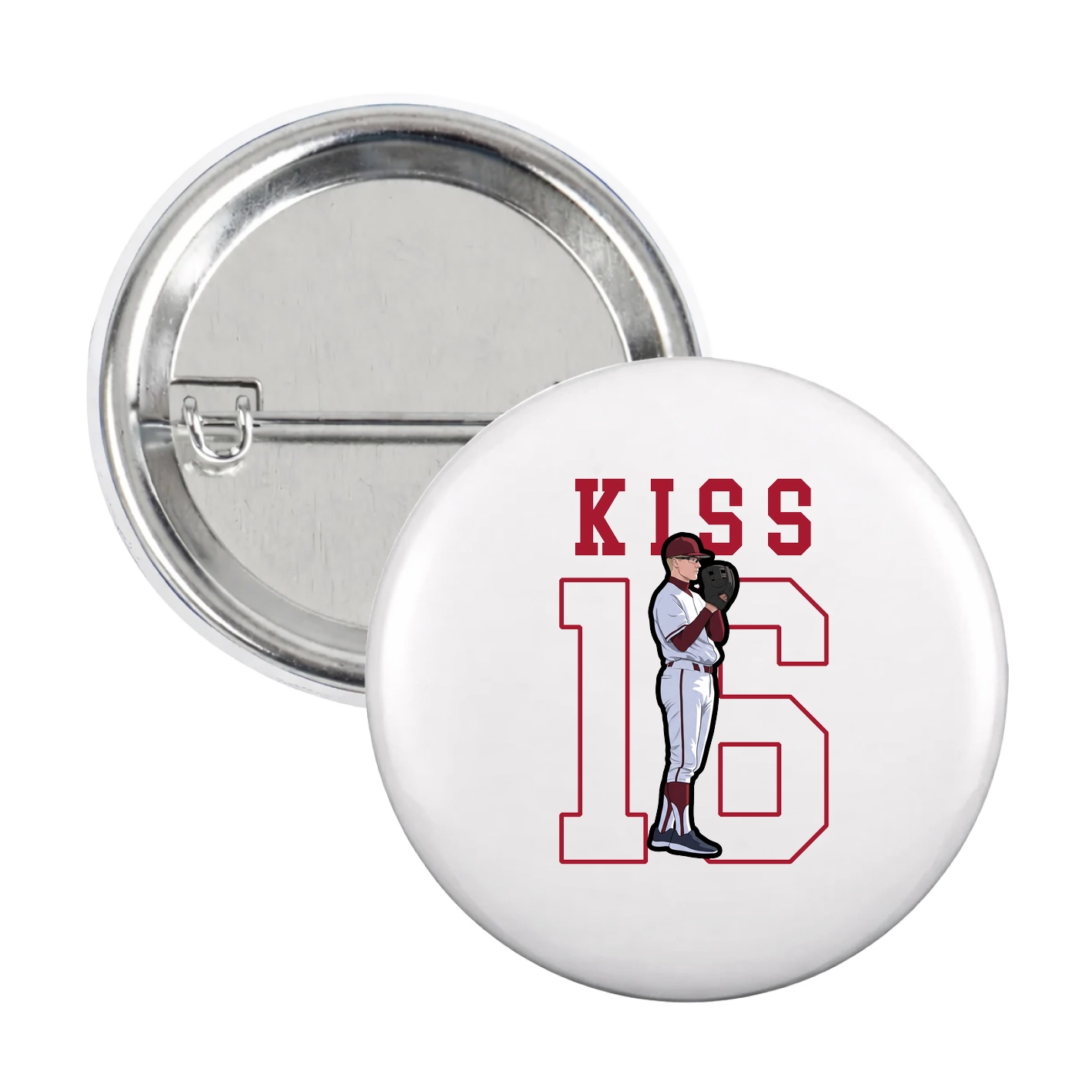 Game Day Button — Shirsey in White