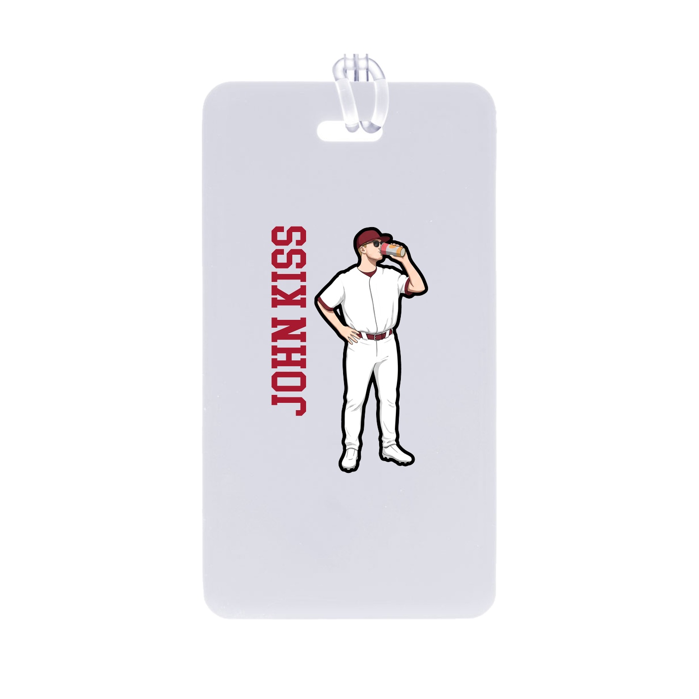 Bag Tag — Name Vertical in Classic