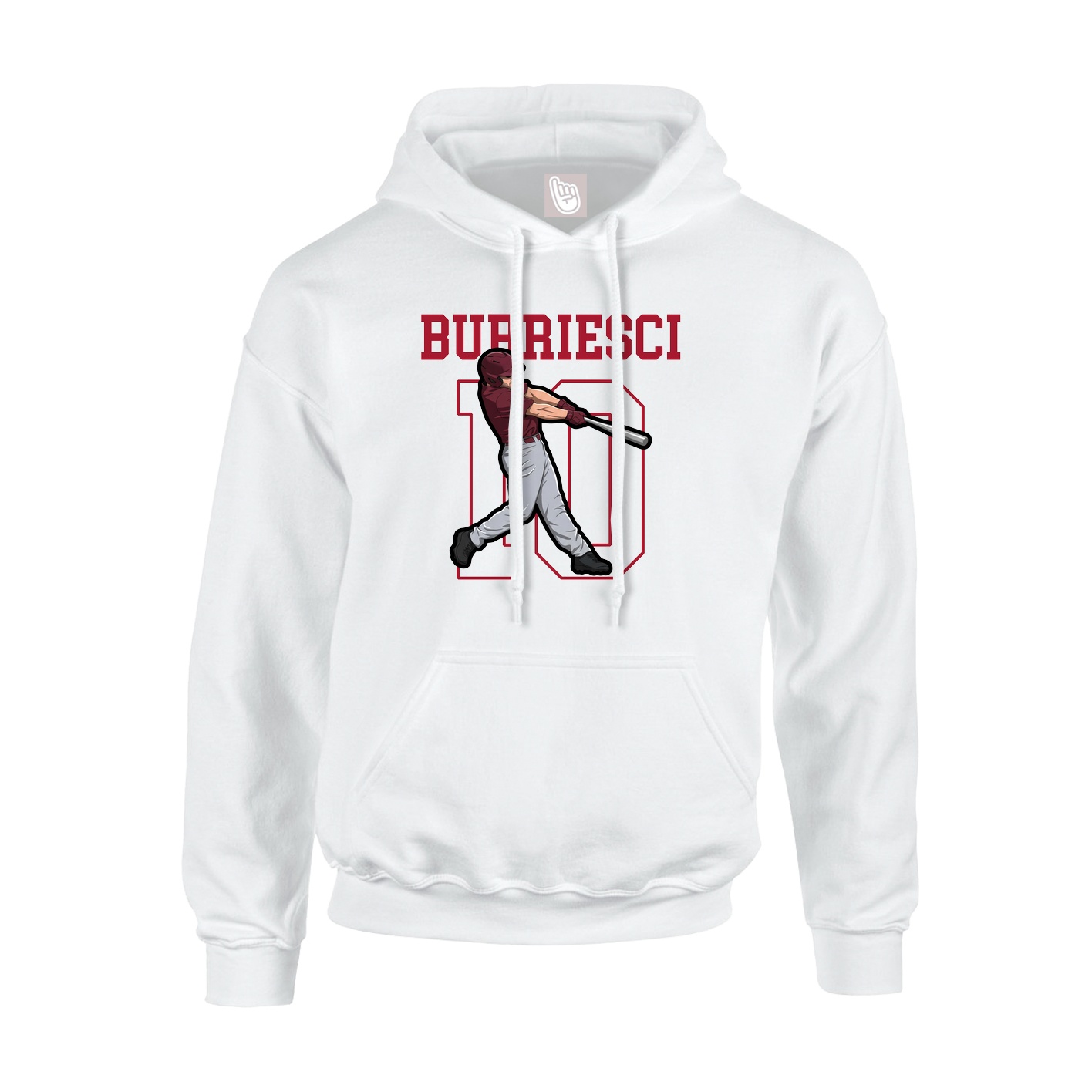 Hoodie — Shirsey in White