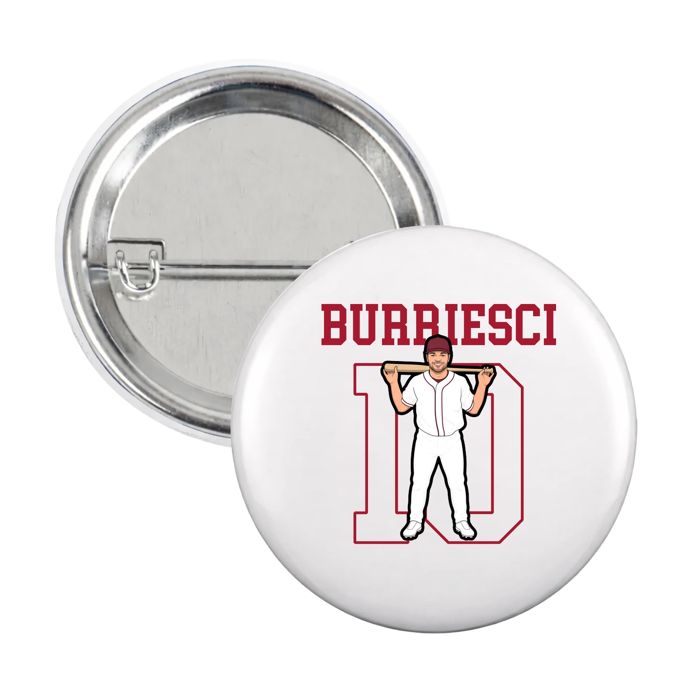 Game Day Button — Shirsey in White