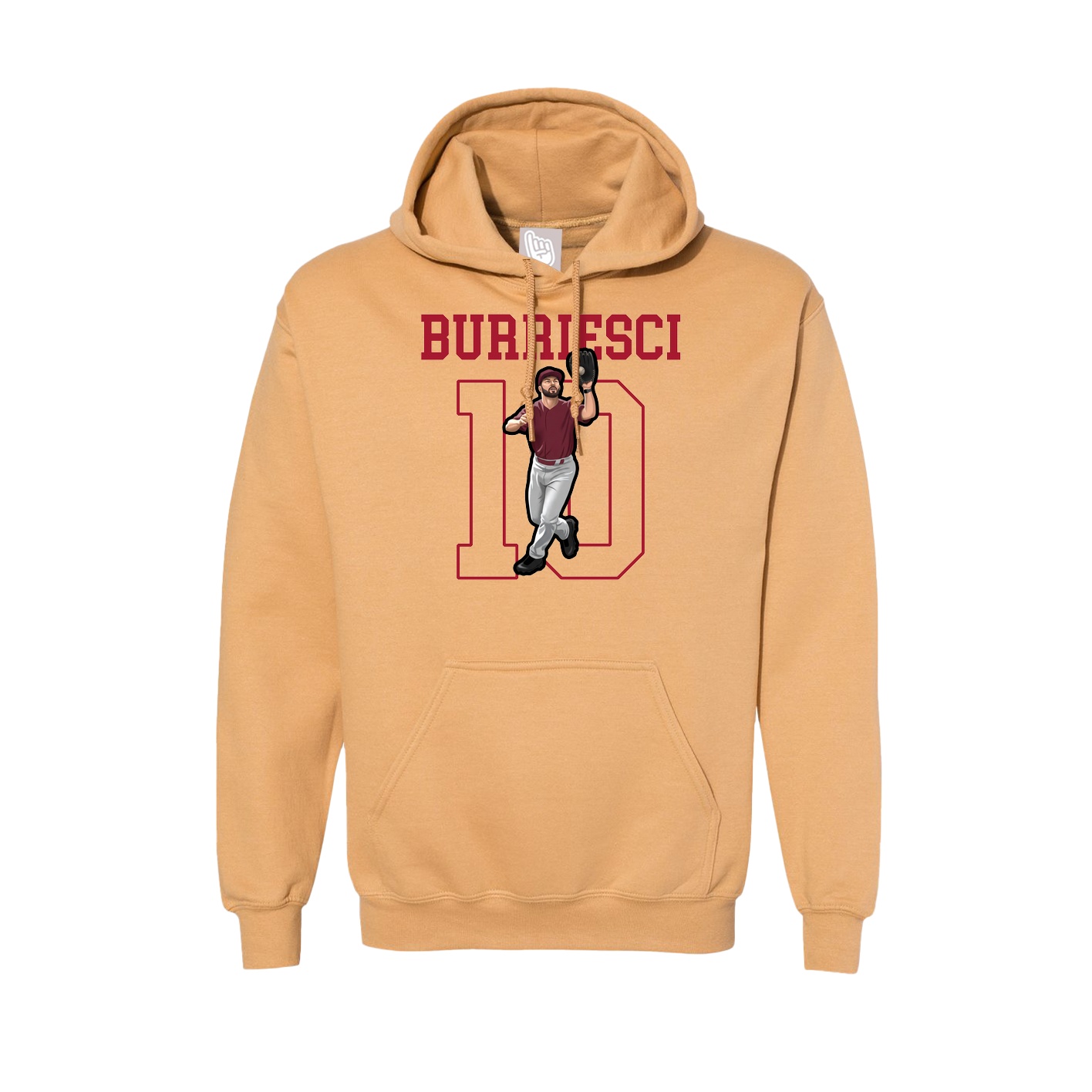 Hoodie — Shirsey in Vegas Gold