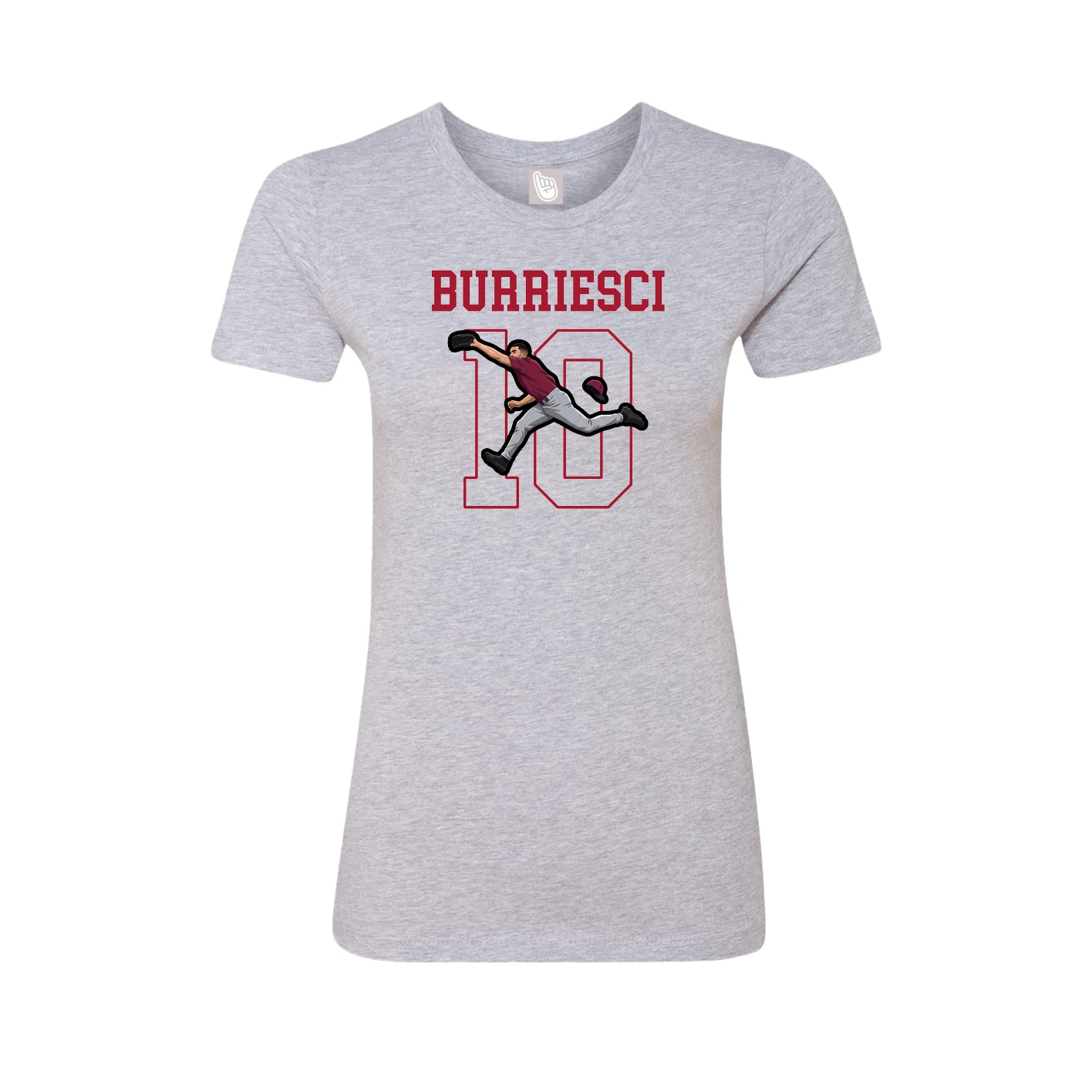 Fitted Women's Tee — Shirsey in Grey