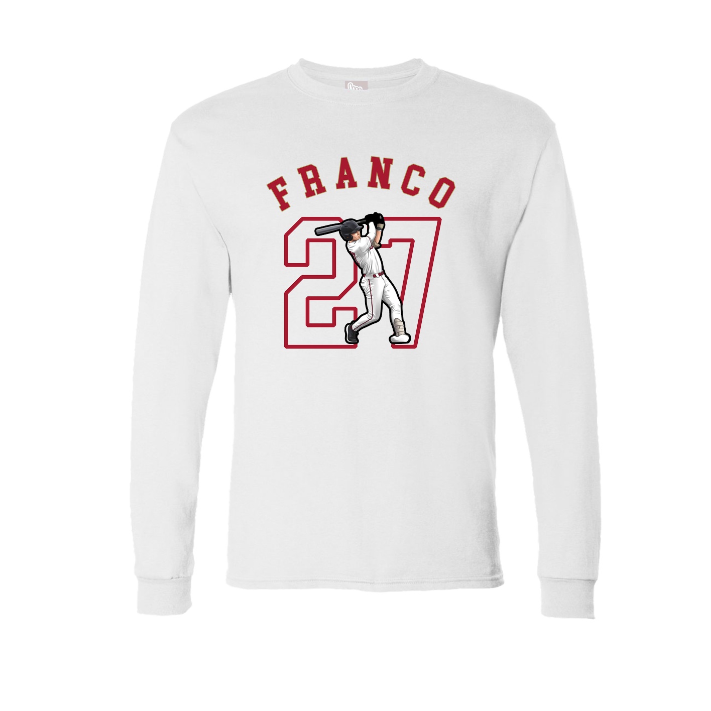 Long Sleeve Tee — Shirsey Arch in White