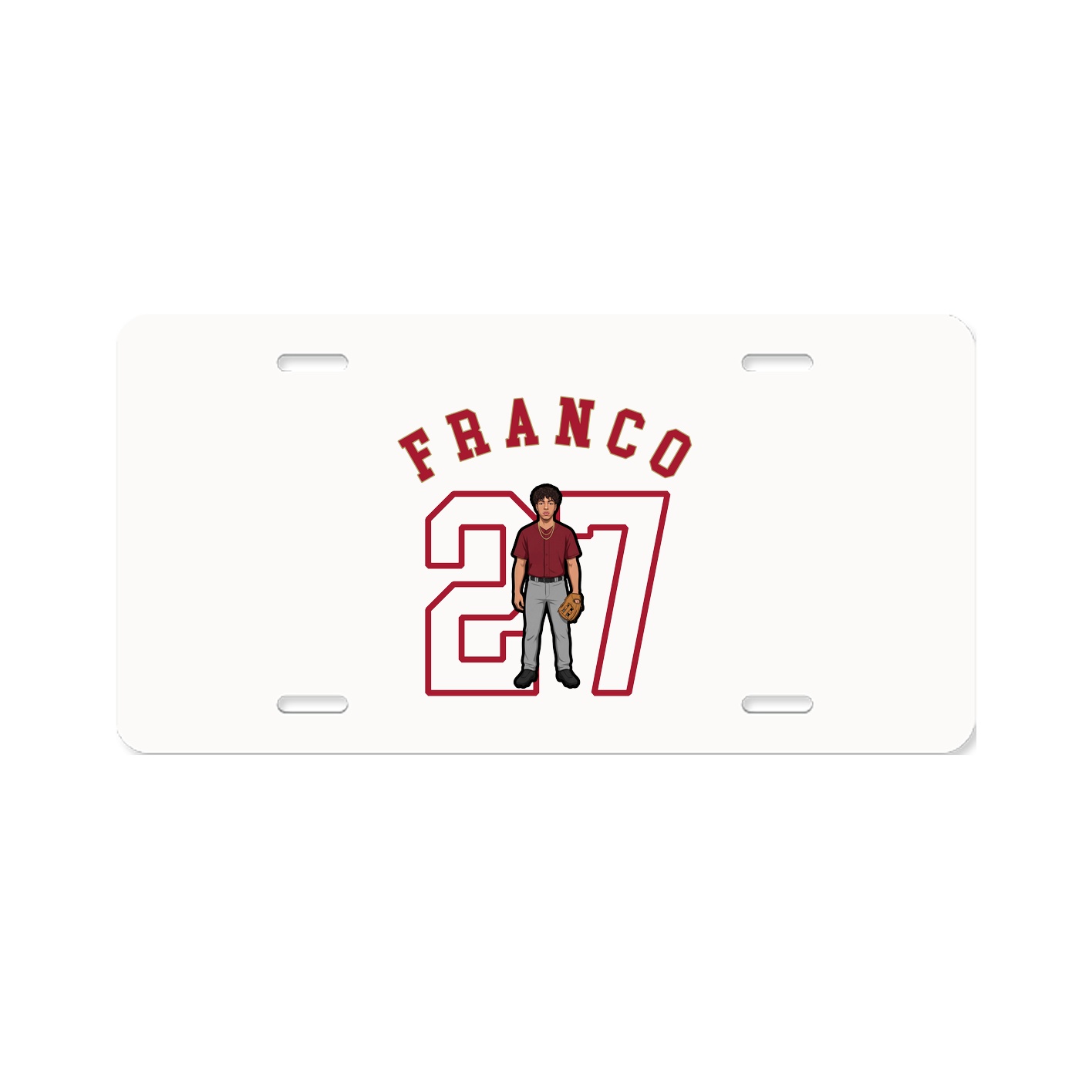 License Plate — Shirsey Arch in Classic
