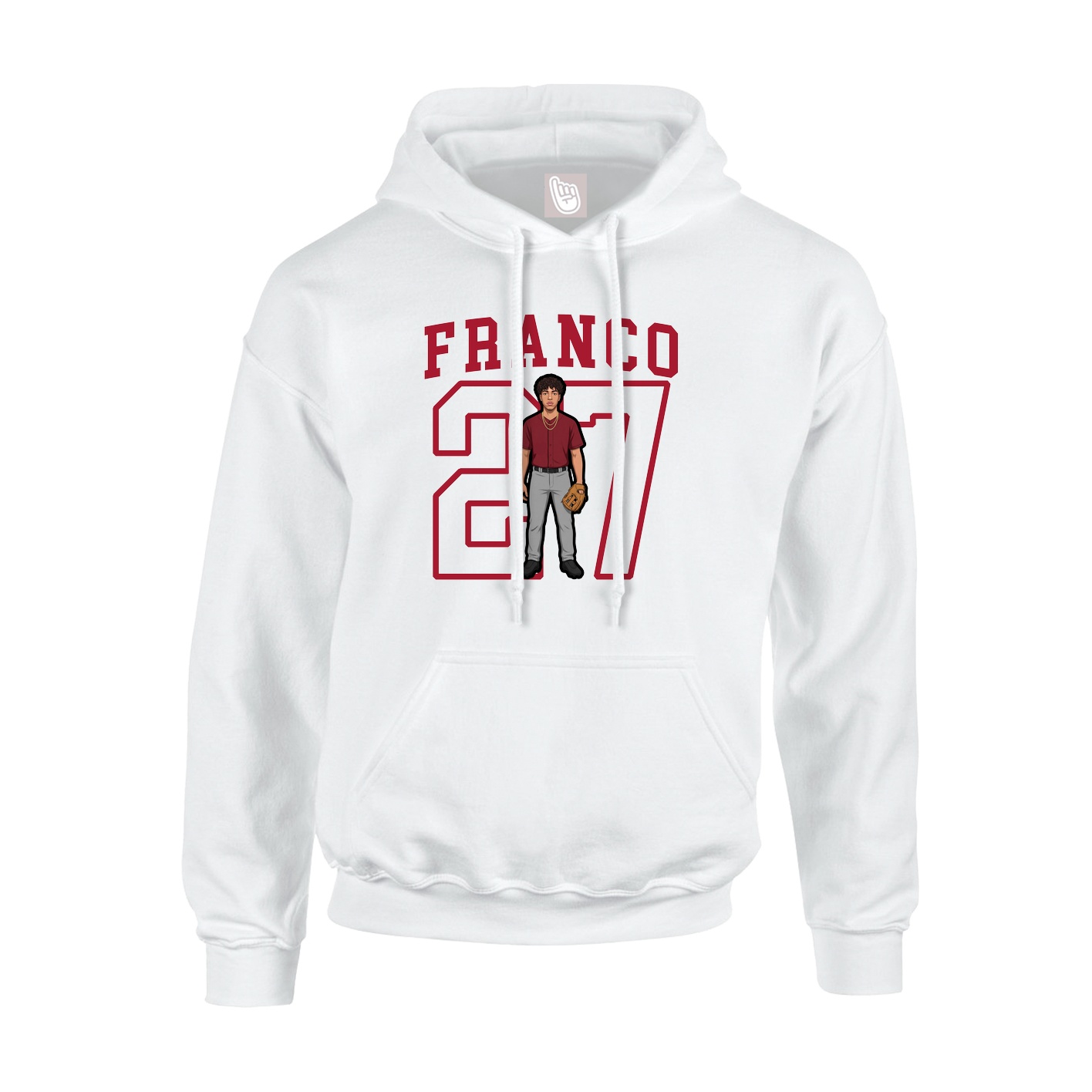 Youth Hoodie — Shirsey in White