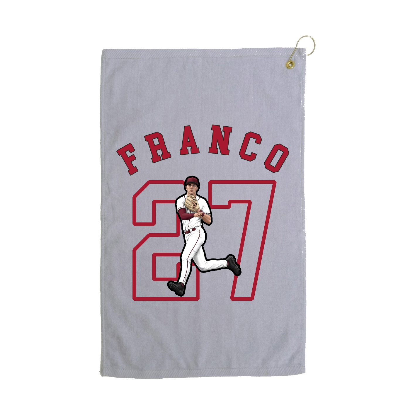 Golf Towel — Shirsey Arch in Grey