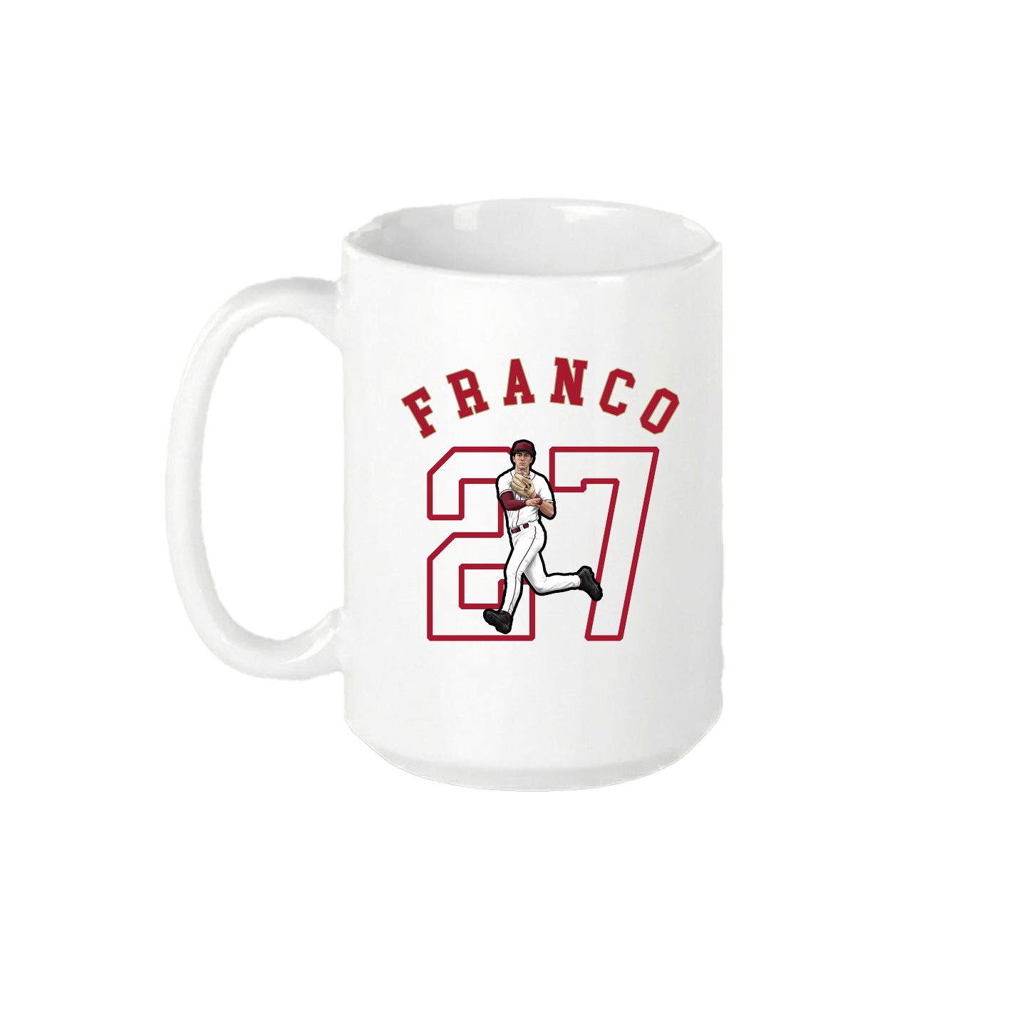 15oz Coffee Mug — Shirsey Arch in White