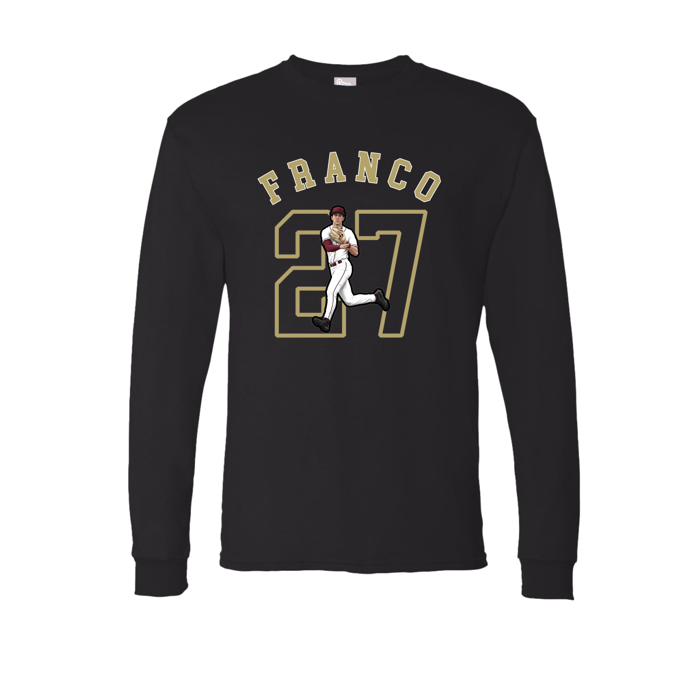 Long Sleeve Tee — Shirsey Arch in Black